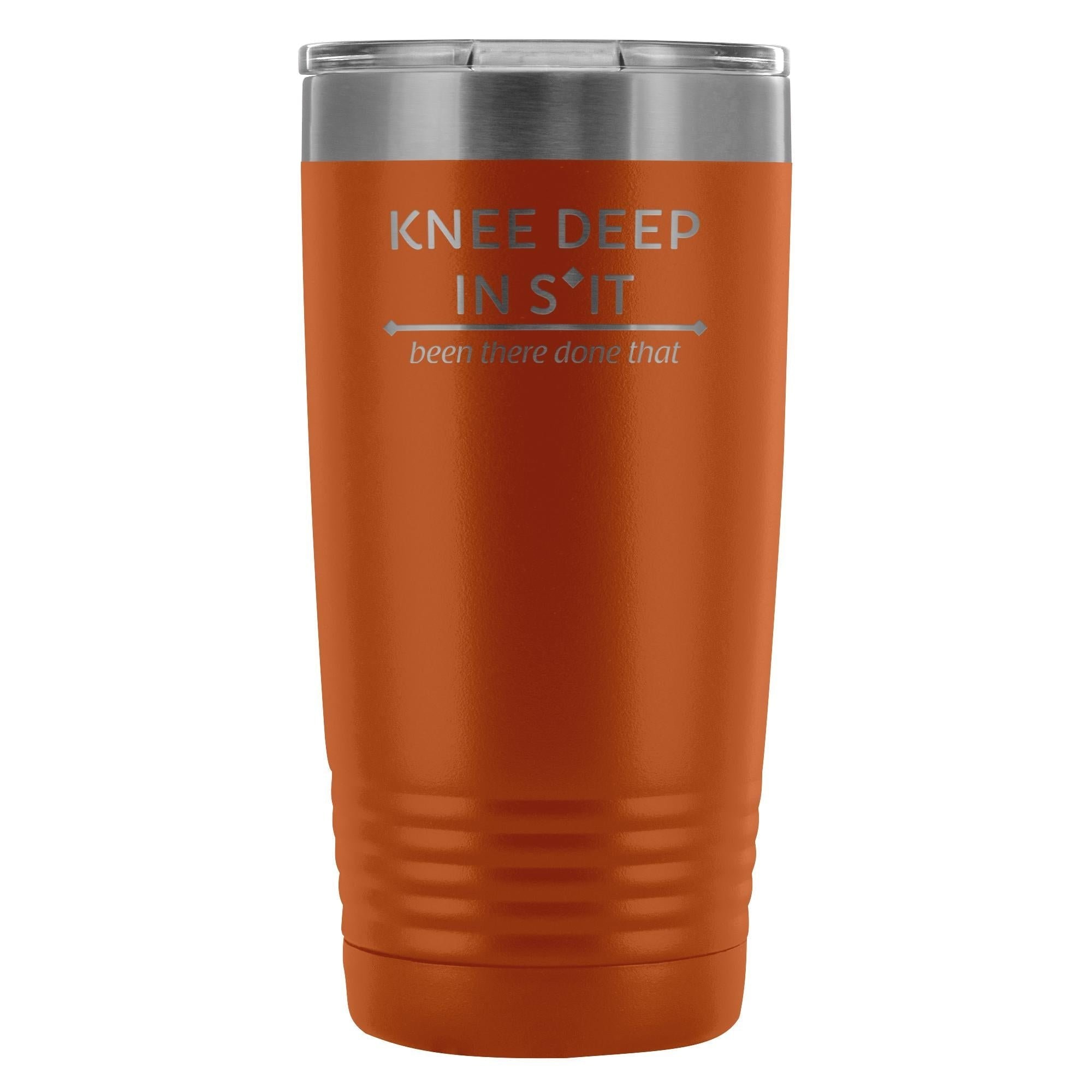 Large Animal Vet Knee Deep in S*it Been There Done That 20oz Vacuum Tumbler - Polar Camel