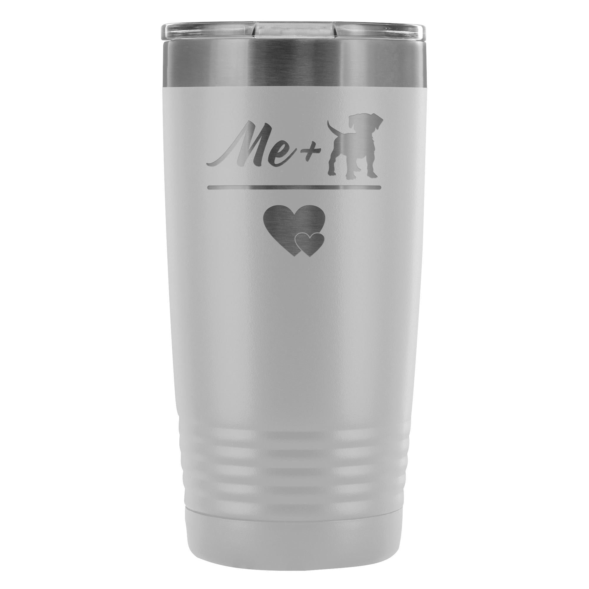 Me + Dogs = Love 20oz Vacuum Tumbler - Polar Camel Insulated Dog Lover Gift