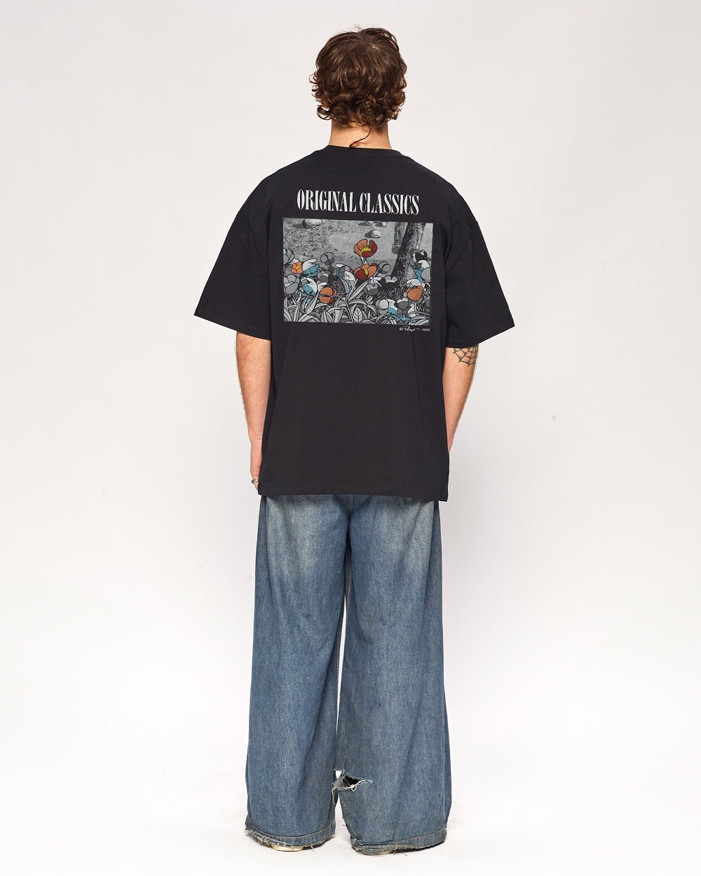Smurfs Original Classic Oversized Graphic T-Shirt Unisex 100% Combed Cotton