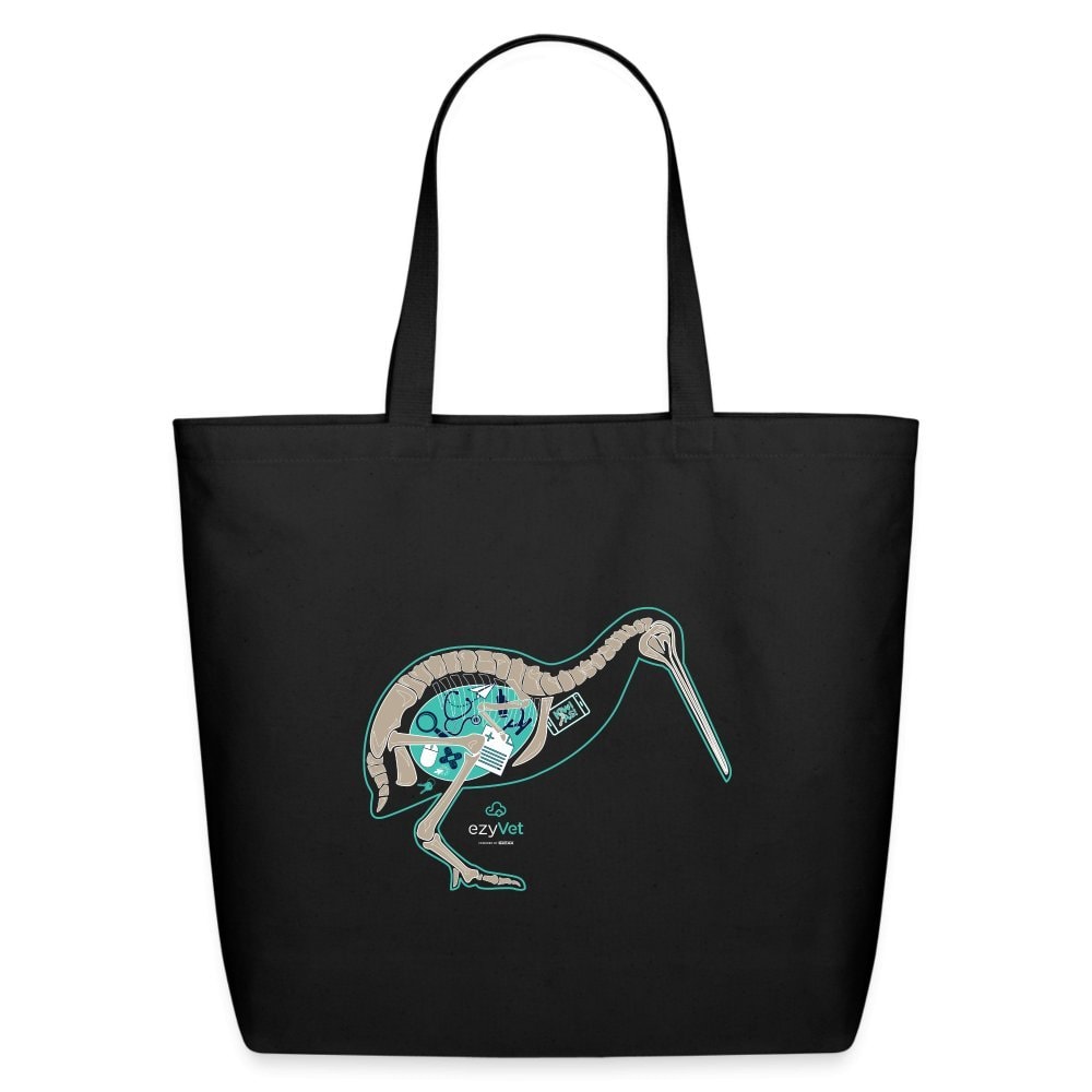 ezyVet Kiwi Eco-Friendly Cotton Tote Bag - One Size 16x19x9.8 inches