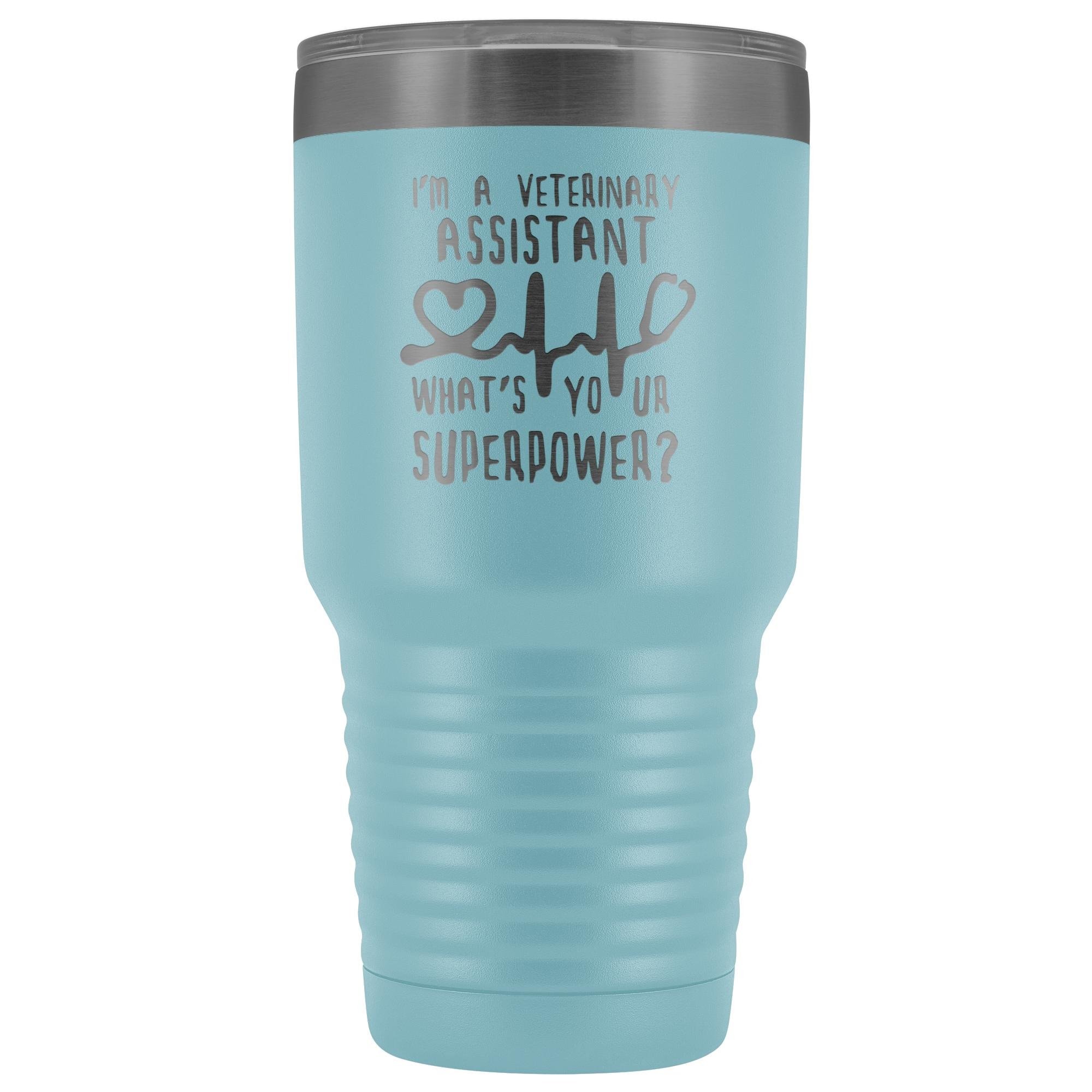 I'm a Veterinary Assistant, What's Your Superpower? 30oz Polar Camel Vacuum Tumbler