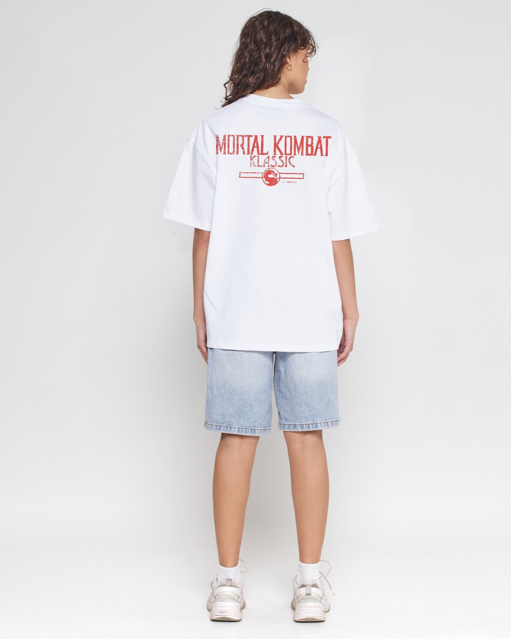 Mortal Kombat Banner Oversized Graphic Tee - Unisex 100% Combed Cotton Heavyweight