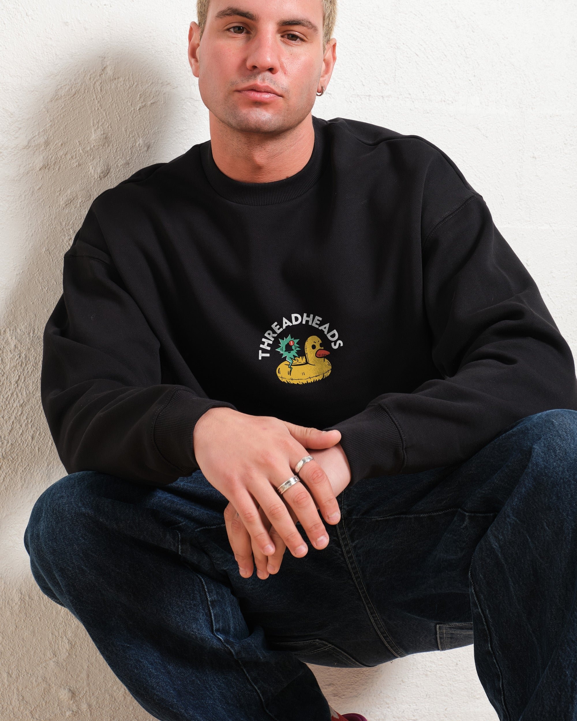 Another Fine Day Front and Back Unisex Sweatshirt - Premium Cotton Poly Blend 340gsm