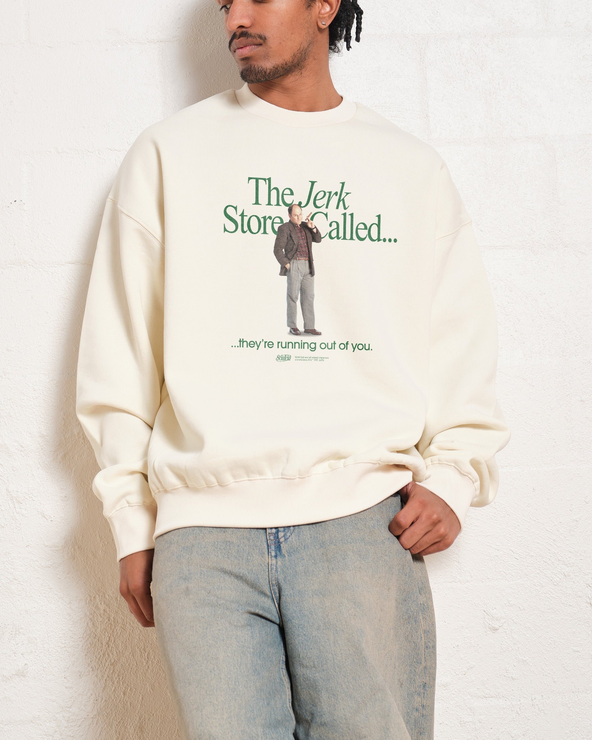 Jerk Store Seinfeld Official Unisex Sweatshirt - 80% Cotton Graphic Print 340gsm