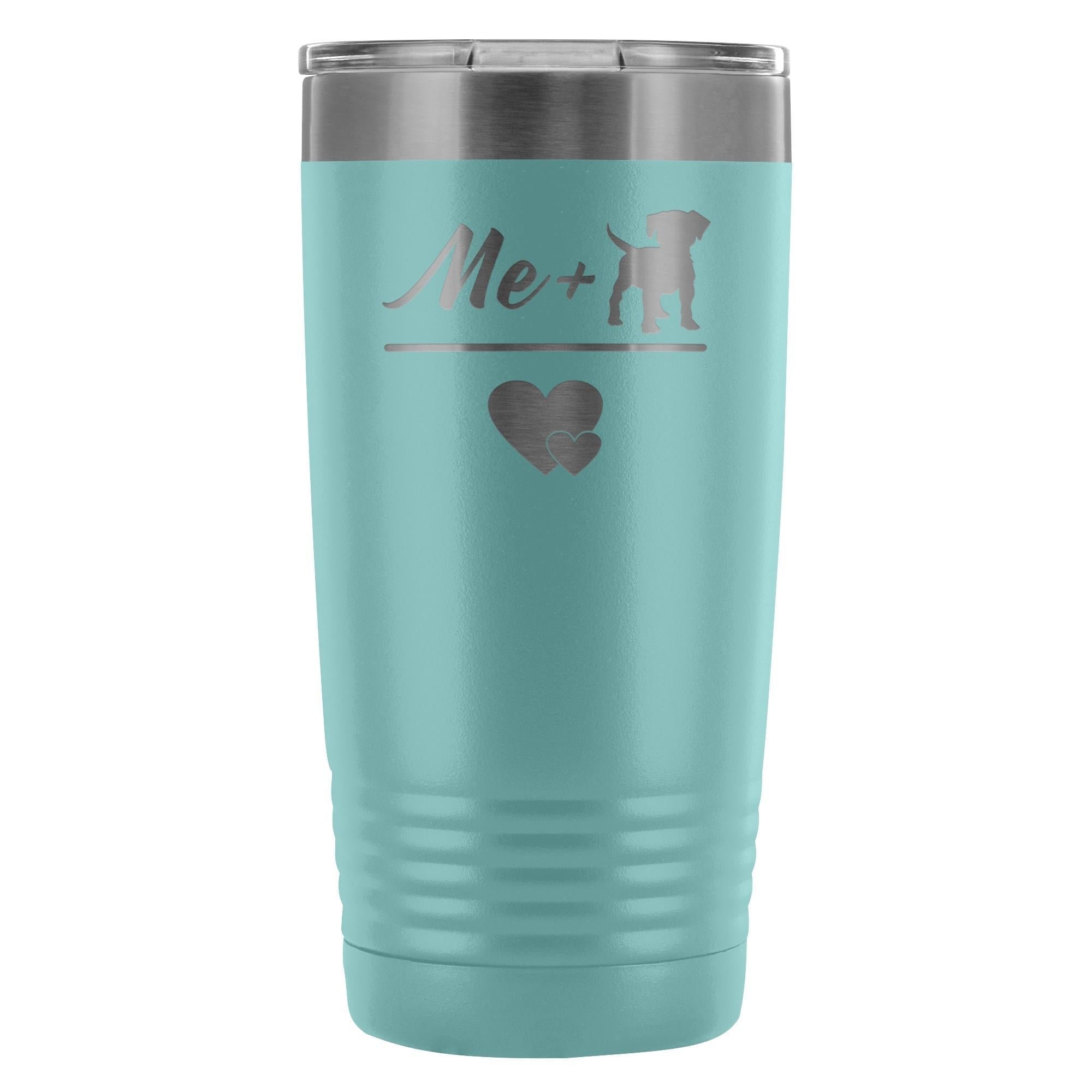Me + Dogs = Love 20oz Vacuum Tumbler - Polar Camel Insulated Dog Lover Gift