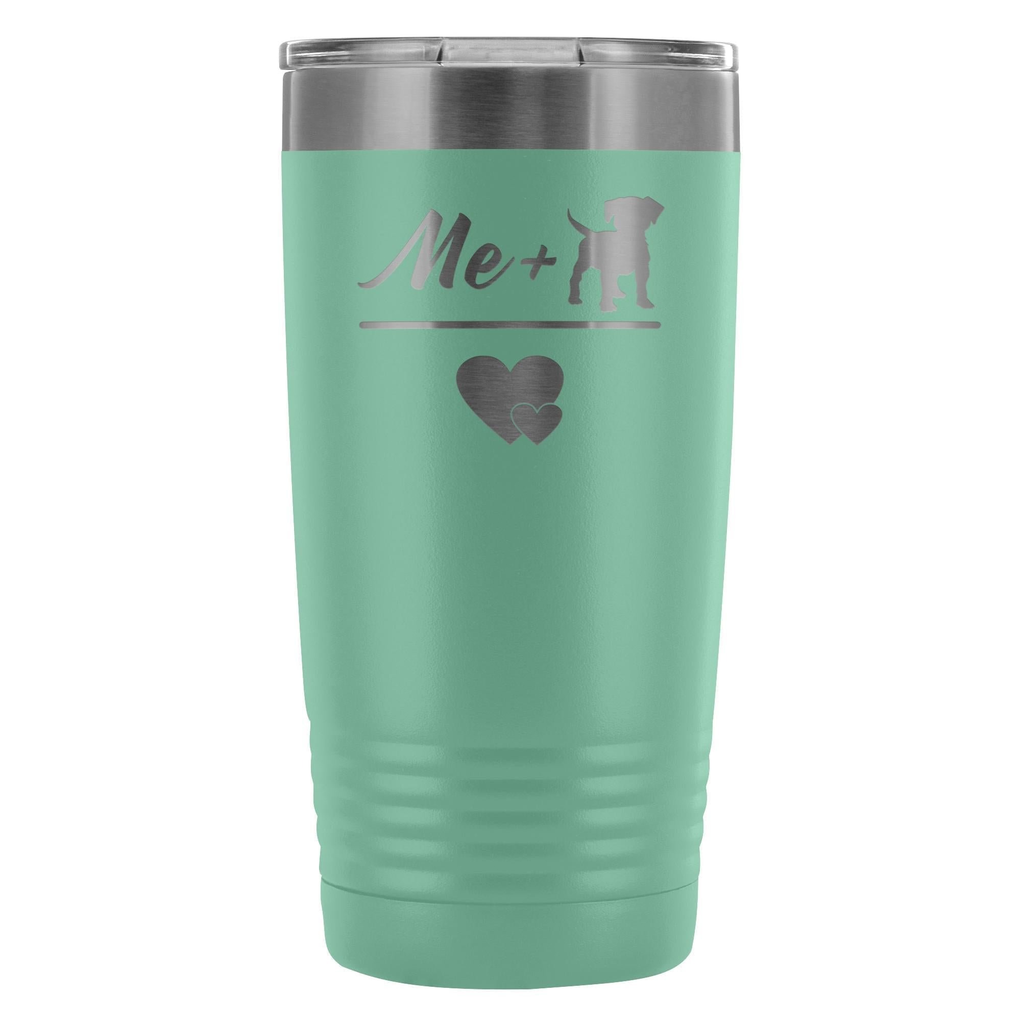 Me + Dogs = Love 20oz Vacuum Tumbler - Polar Camel Insulated Dog Lover Gift