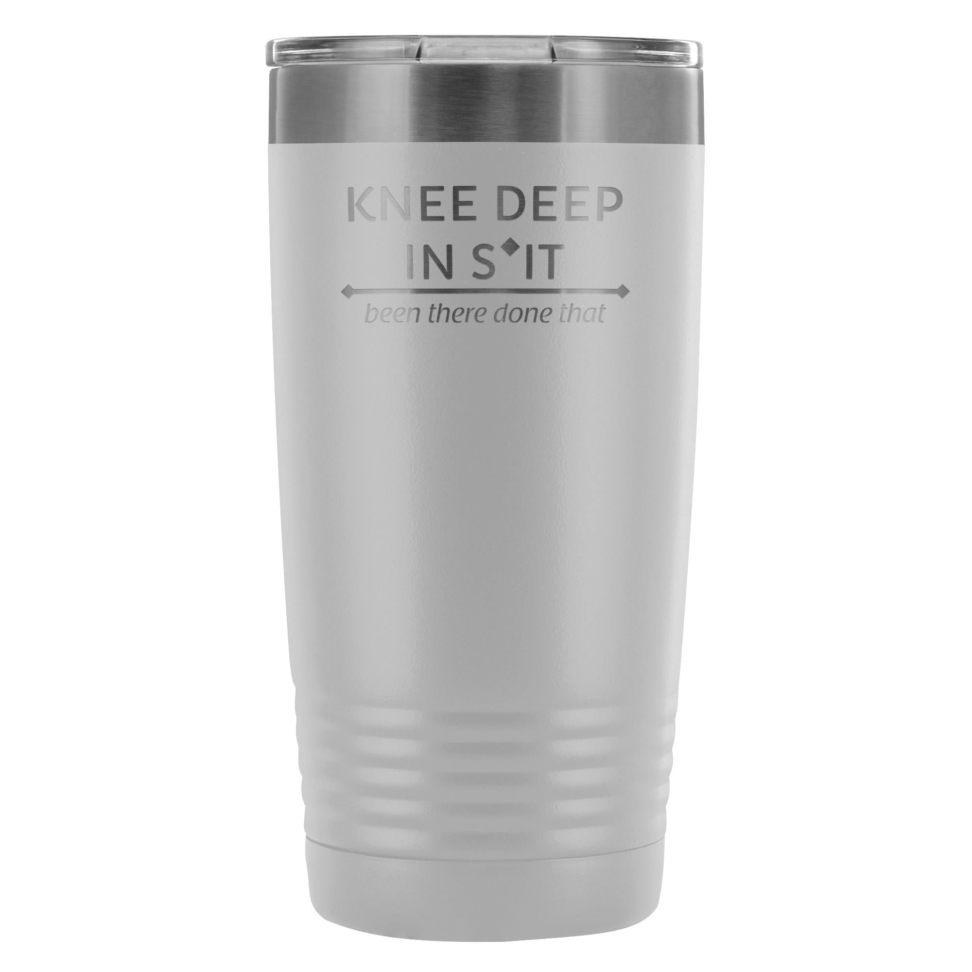 Large Animal Vet Knee Deep in S*it Been There Done That 20oz Vacuum Tumbler - Polar Camel