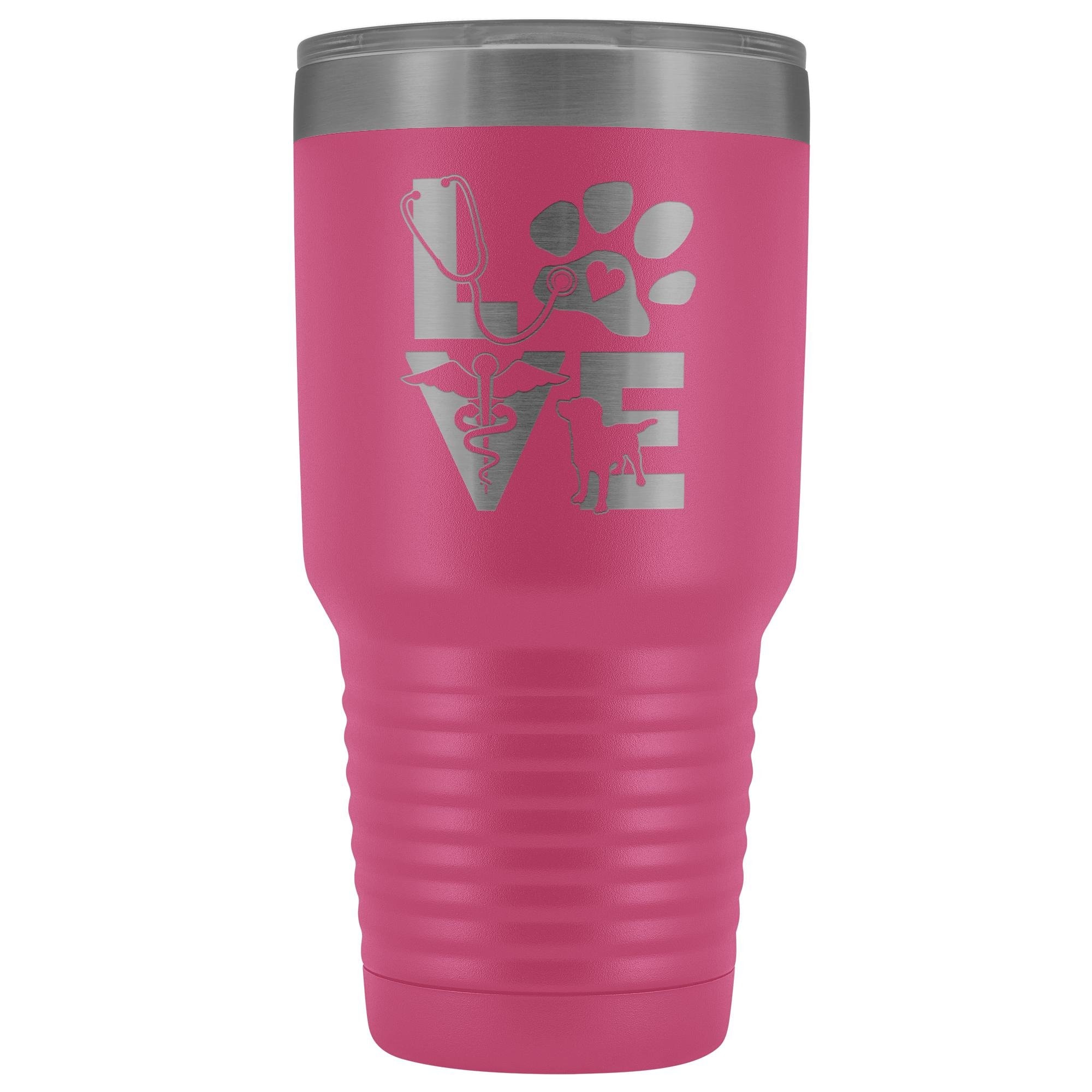 Veterinary Love Dog 30oz Vacuum Insulated Tumbler - Polar Camel Powder Coated