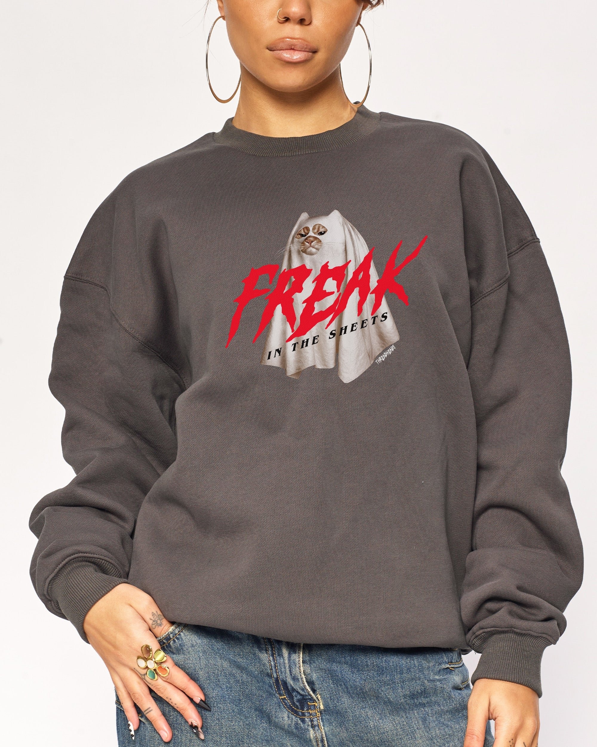 Freak in the Sheets Unisex Graphic Sweatshirt - Premium Cotton Poly Blend 340gsm