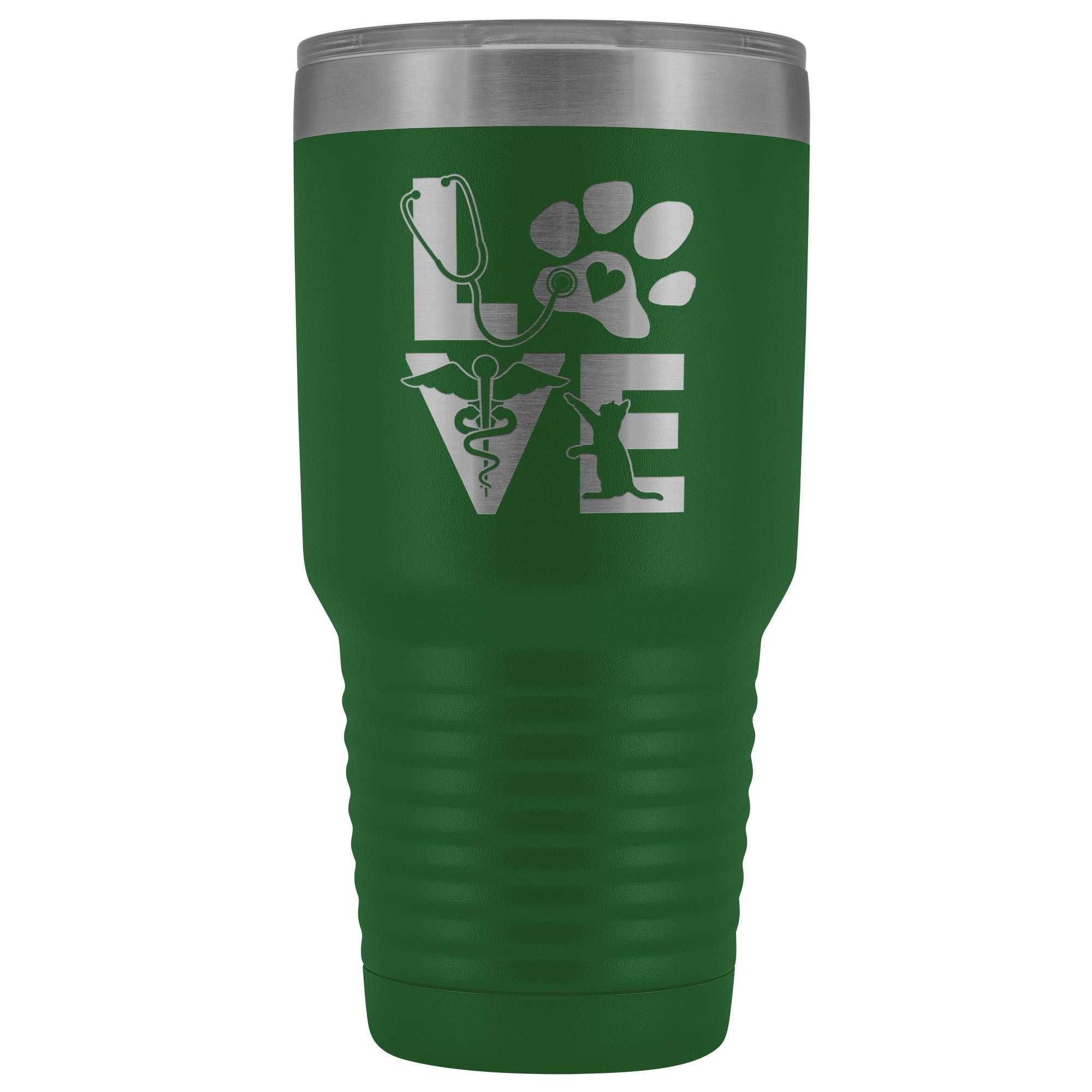 Veterinary Love Cat 30oz Vacuum Tumbler - Polar Camel Insulated Double Wall