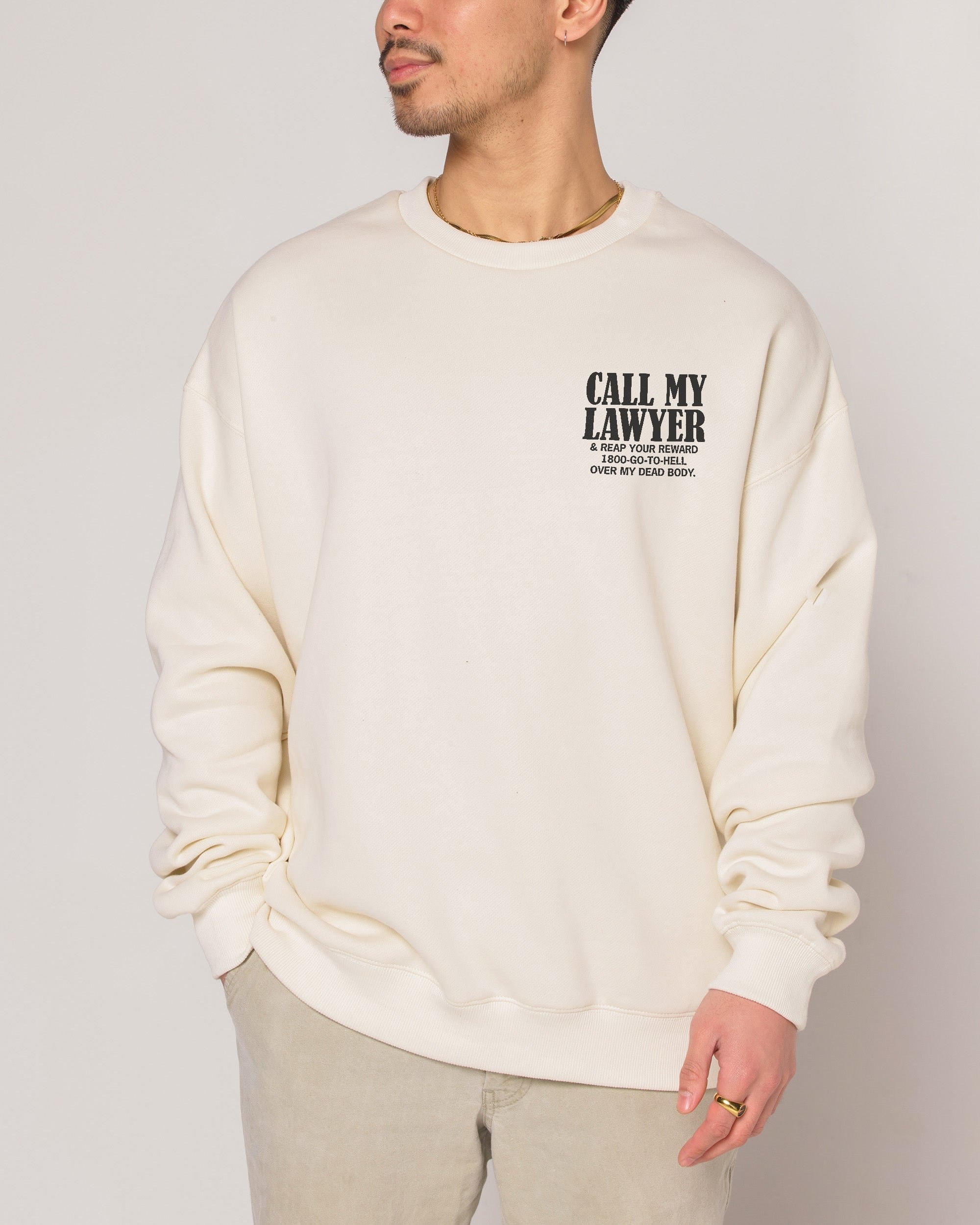 Call My Lawyer Reaper Edition Unisex Sweatshirt - Premium Cotton Poly Blend 340gsm