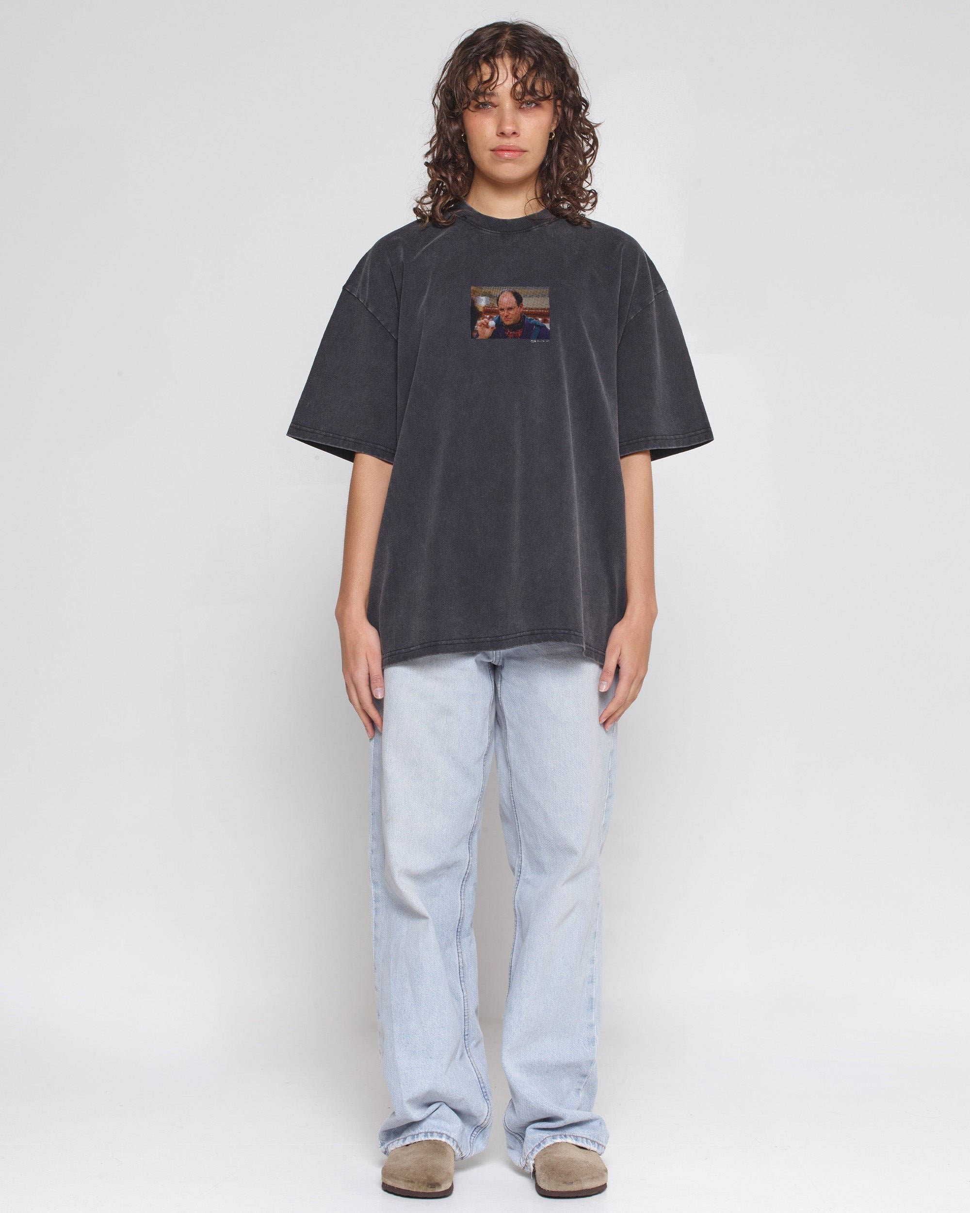 Marine Biologist Oversized Tee - Seinfeld Collab Unisex 90s Boxy Fit 100% Combed Cotton