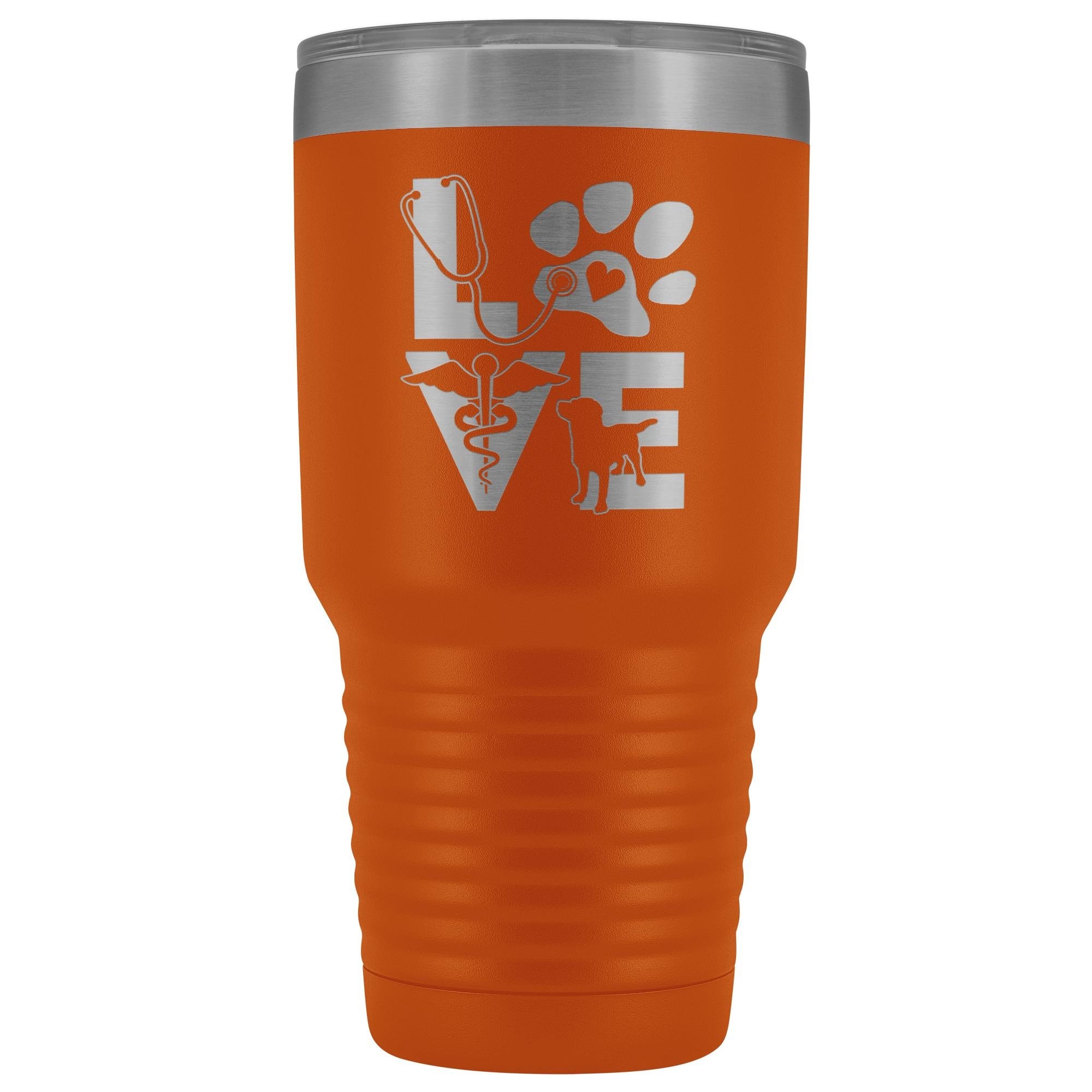 Veterinary Love Dog 30oz Vacuum Insulated Tumbler - Polar Camel Powder Coated