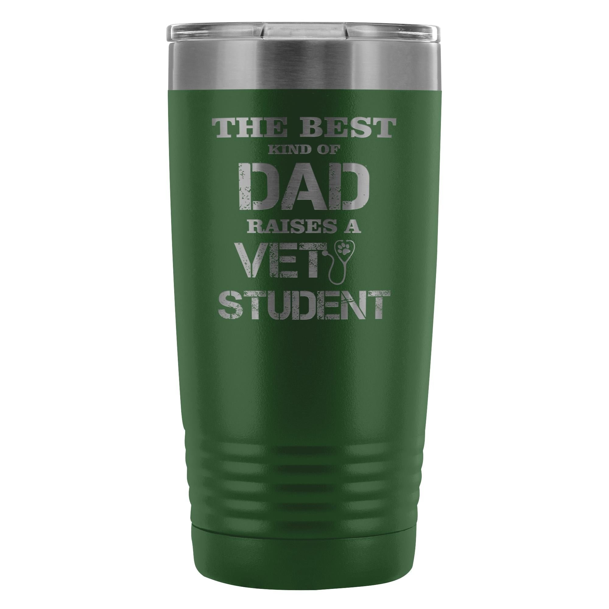 Vet Student Dad 20oz Vacuum Tumbler - Polar Camel Double Wall Insulated