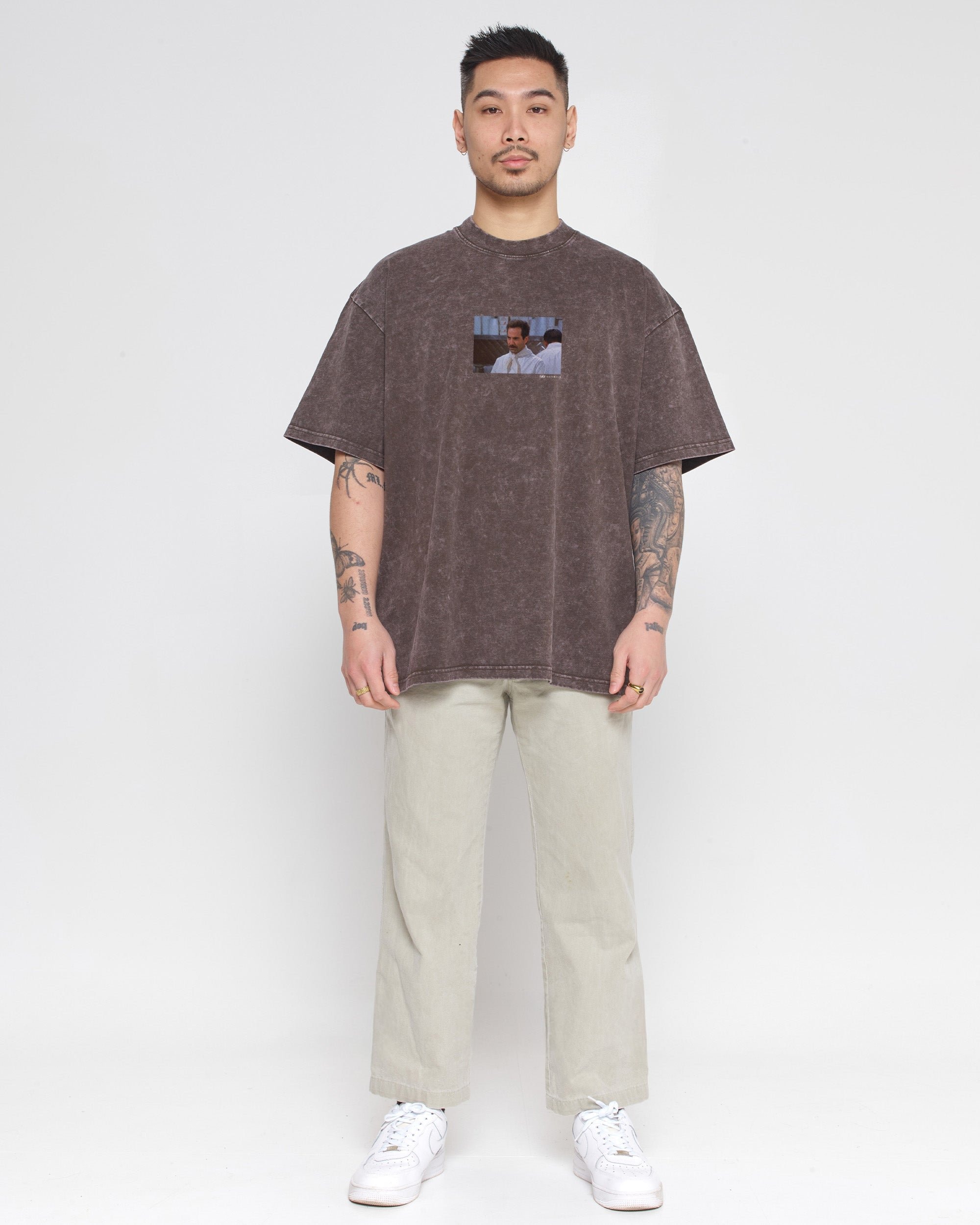 No Soup Oversized Graphic Tee - Seinfeld Collab Unisex 90s Boxy Fit 100% Combed Cotton