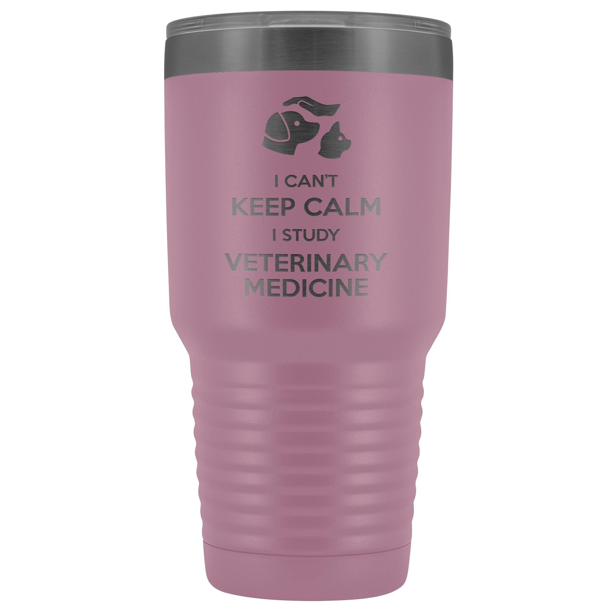 30oz Vacuum Tumbler Vet Student I Can't Keep Calm I Study Veterinary Medicine Polar Camel