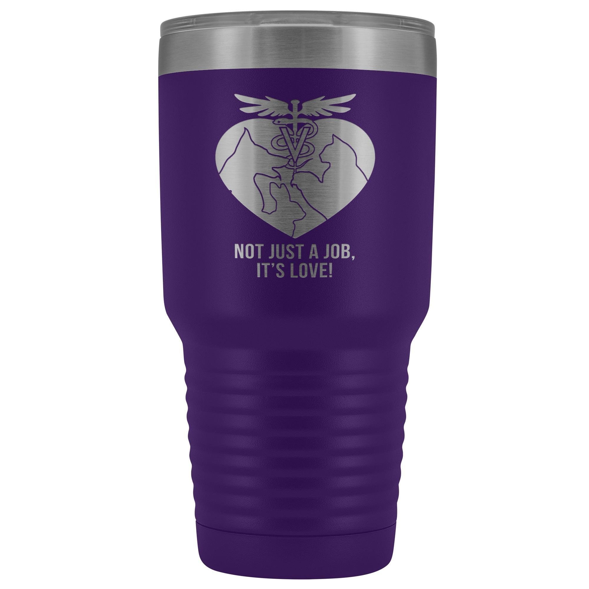 30oz Vacuum Insulated Tumbler - Not Just a Job It's Love Veterinary Design Polar Camel