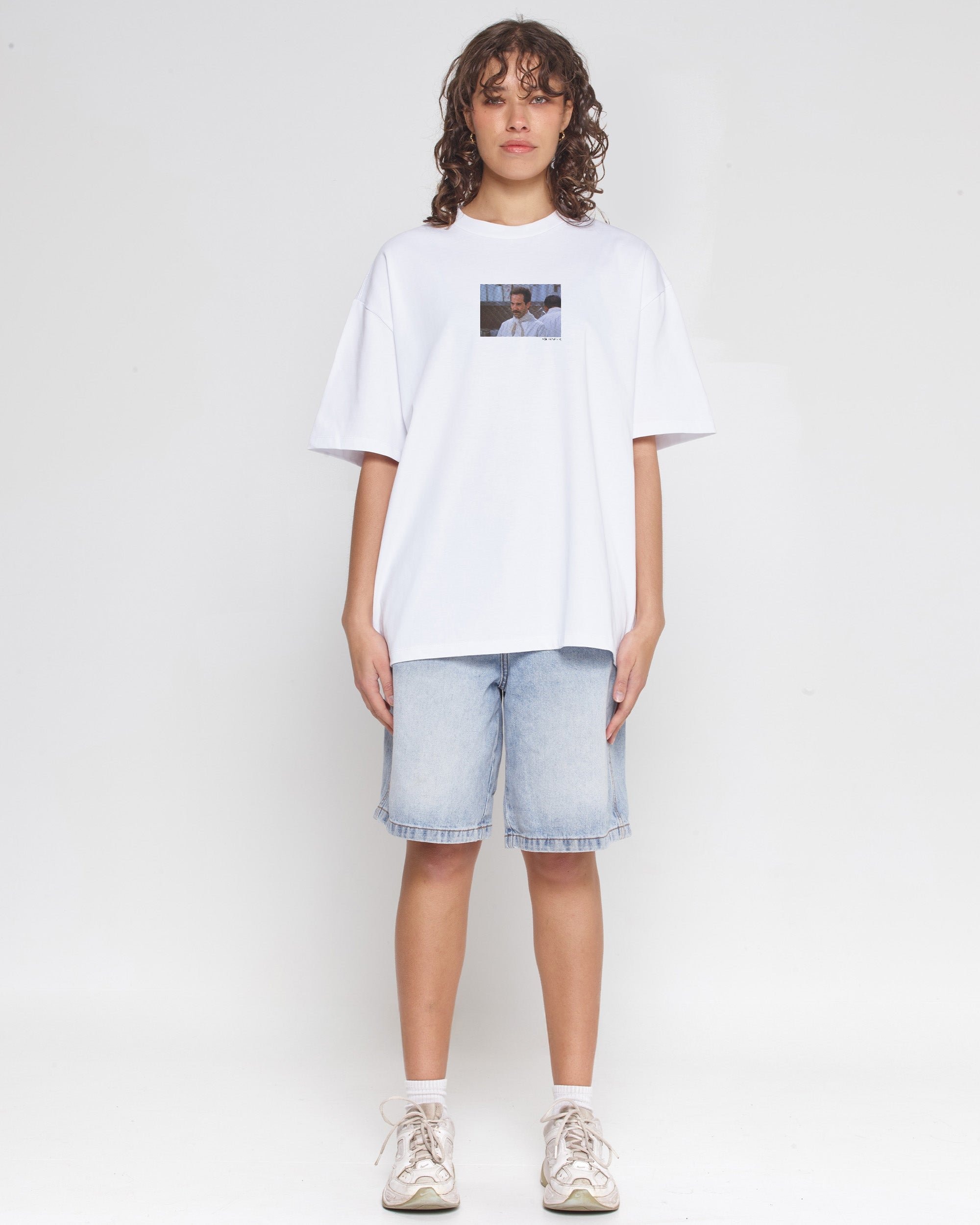No Soup Oversized Graphic Tee - Seinfeld Collab Unisex 90s Boxy Fit 100% Combed Cotton