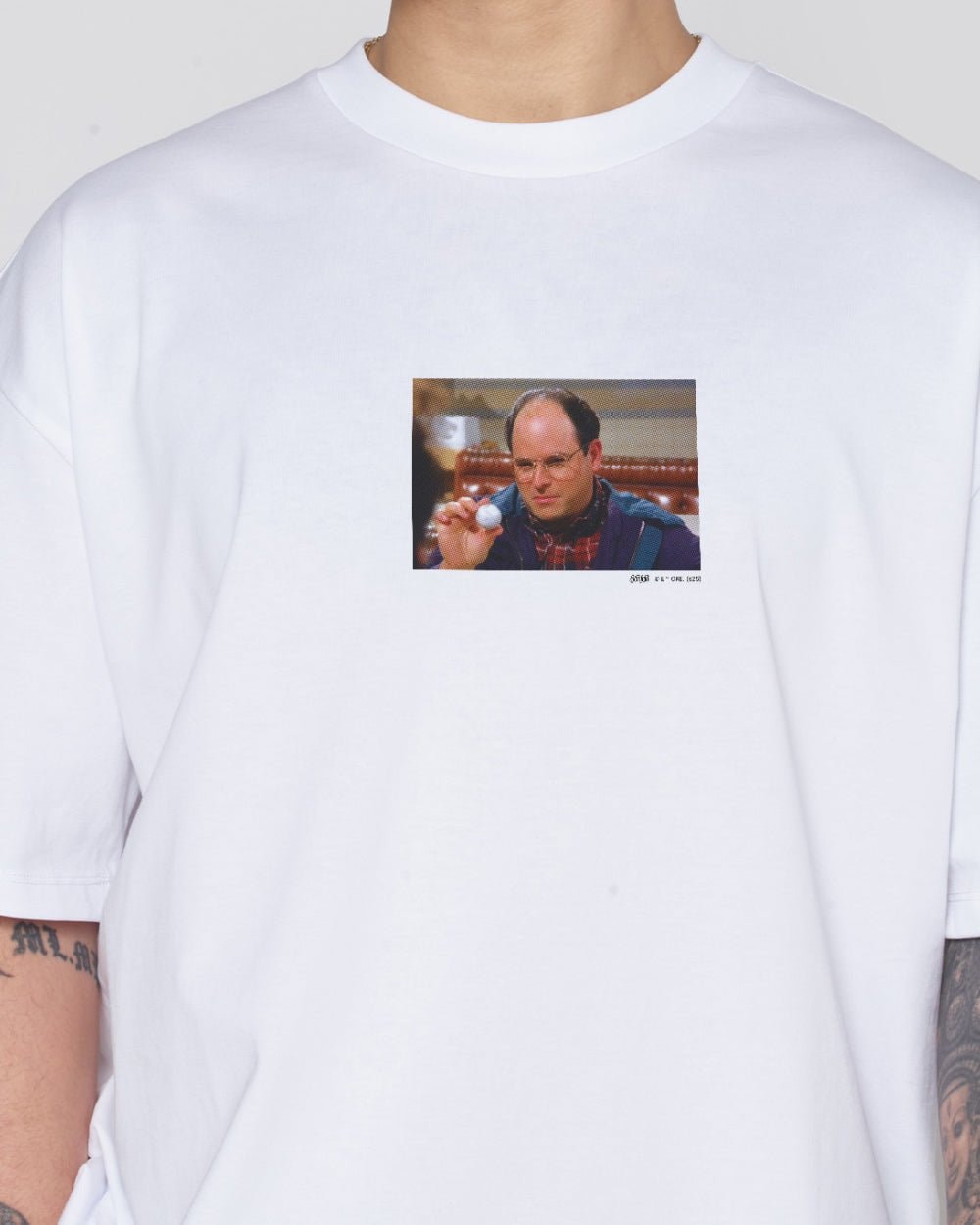 Marine Biologist Oversized Tee - Seinfeld Collab Unisex 90s Boxy Fit 100% Combed Cotton