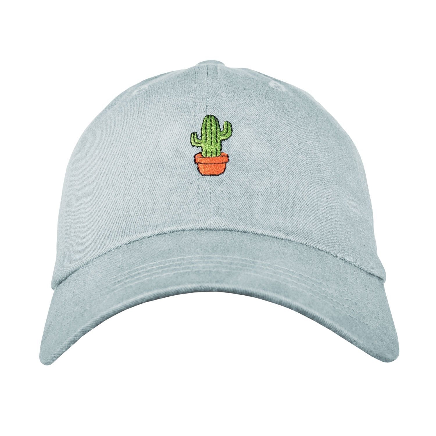 Cactus Dad Hat - Embroidered 'You Prickle My Fancy' USA Made Unstructured Cotton Twill Adjustable