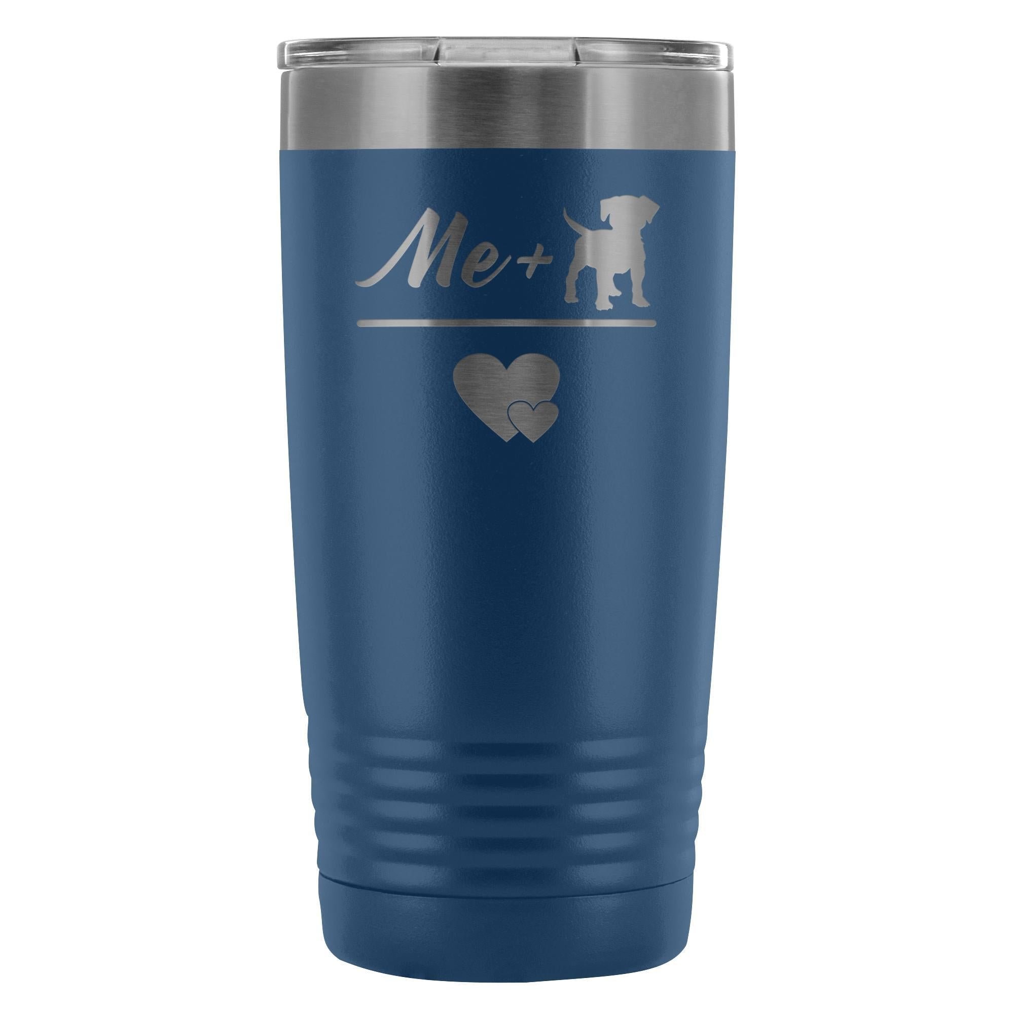 Me + Dogs = Love 20oz Vacuum Tumbler - Polar Camel Insulated Dog Lover Gift