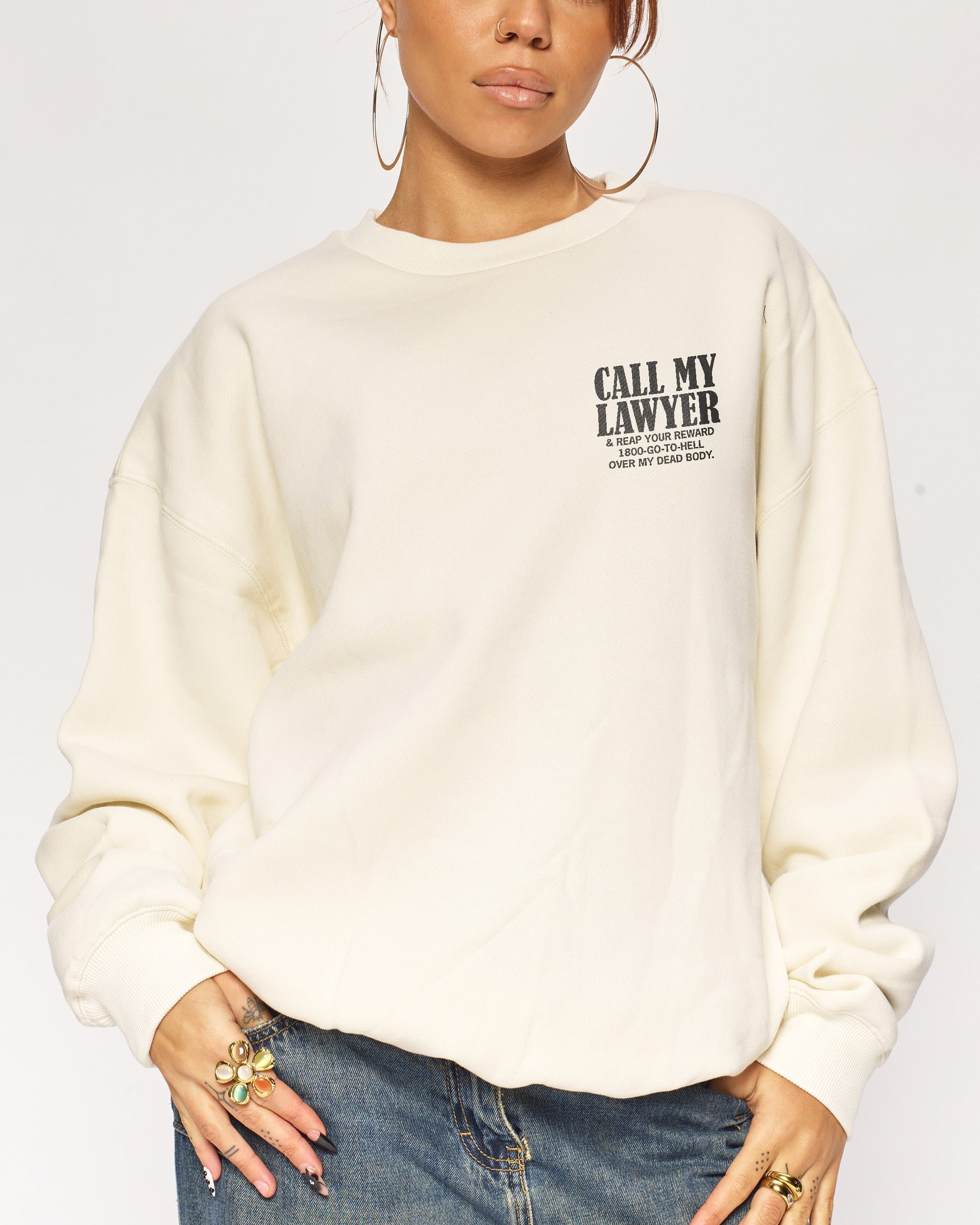 Call My Lawyer Reaper Edition Unisex Sweatshirt - Premium Cotton Poly Blend 340gsm