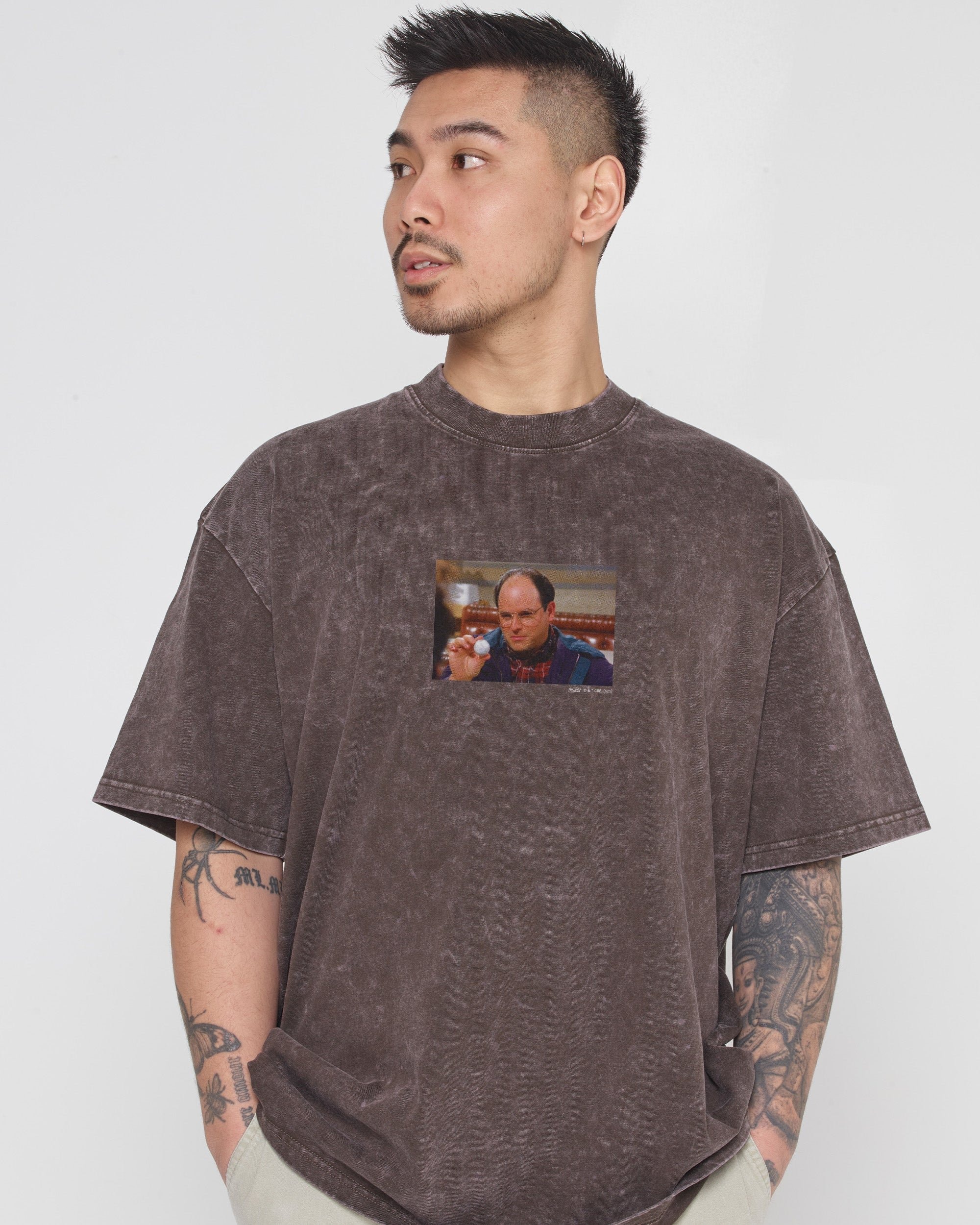 Marine Biologist Oversized Tee - Seinfeld Collab Unisex 90s Boxy Fit 100% Combed Cotton