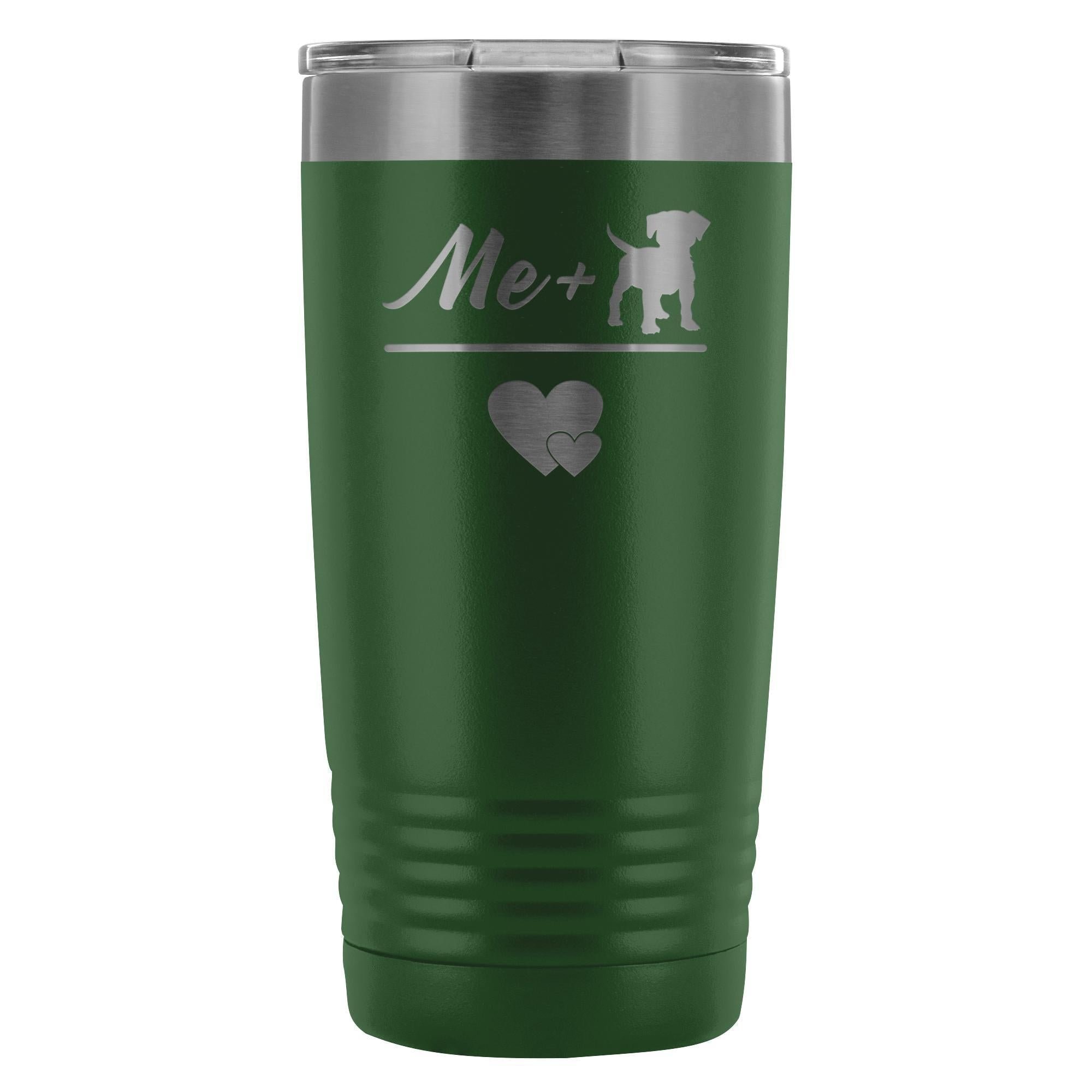 Me + Dogs = Love 20oz Vacuum Tumbler - Polar Camel Insulated Dog Lover Gift