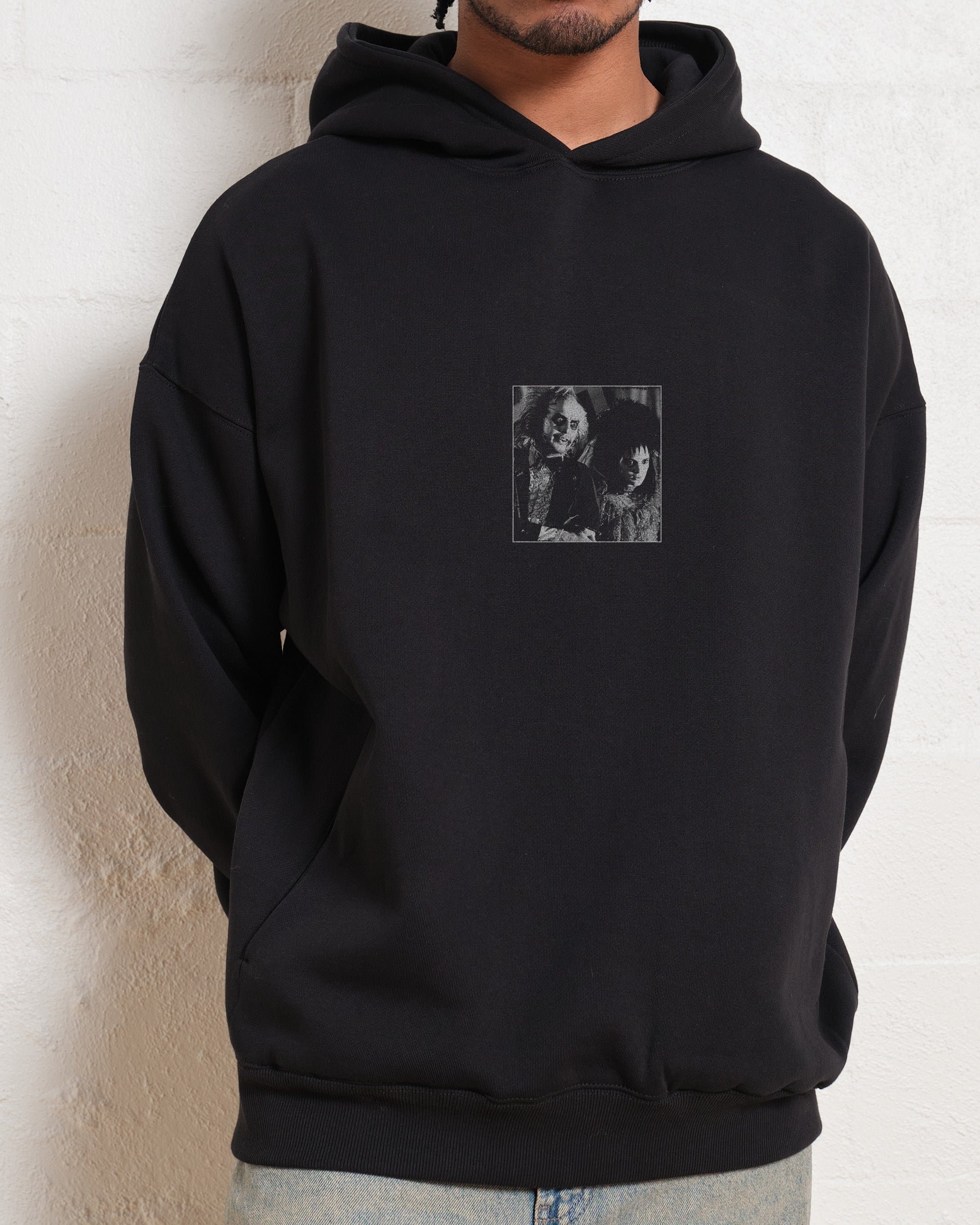 Strange & Unusual Beetlejuice Unisex Graphic Hoodie - 90s Boxy Fit, 340gsm Cotton-Poly Blend