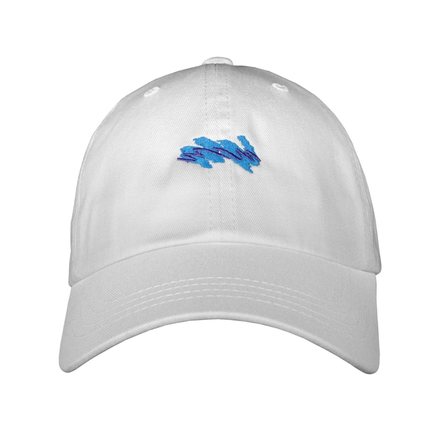 90's Jazz Pattern Dad Hat - Unstructured Cotton Twill, Adjustable, Embroidered USA