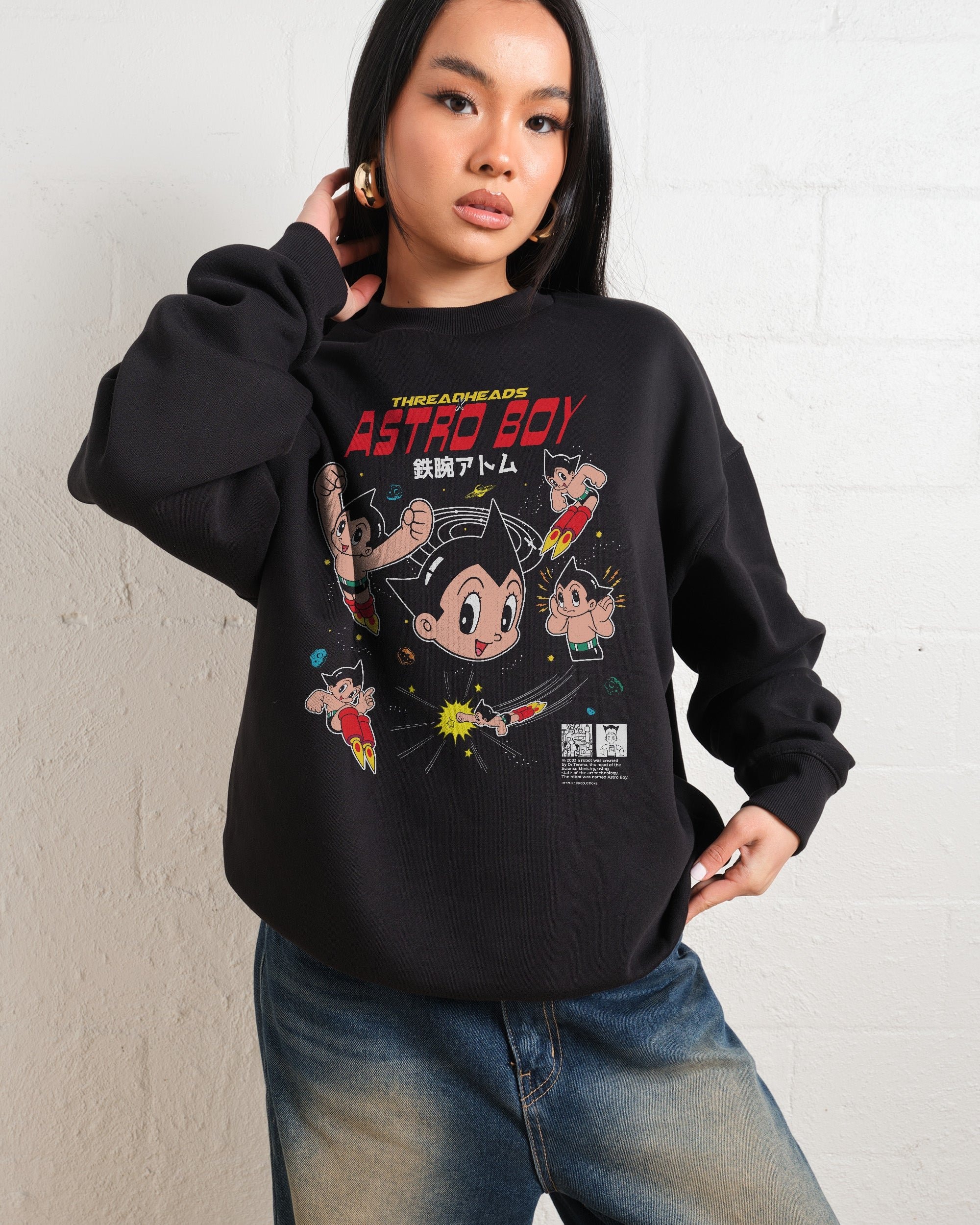 Multi Astro Boy Unisex Sweatshirt - Premium 340gsm Cotton Poly Blend