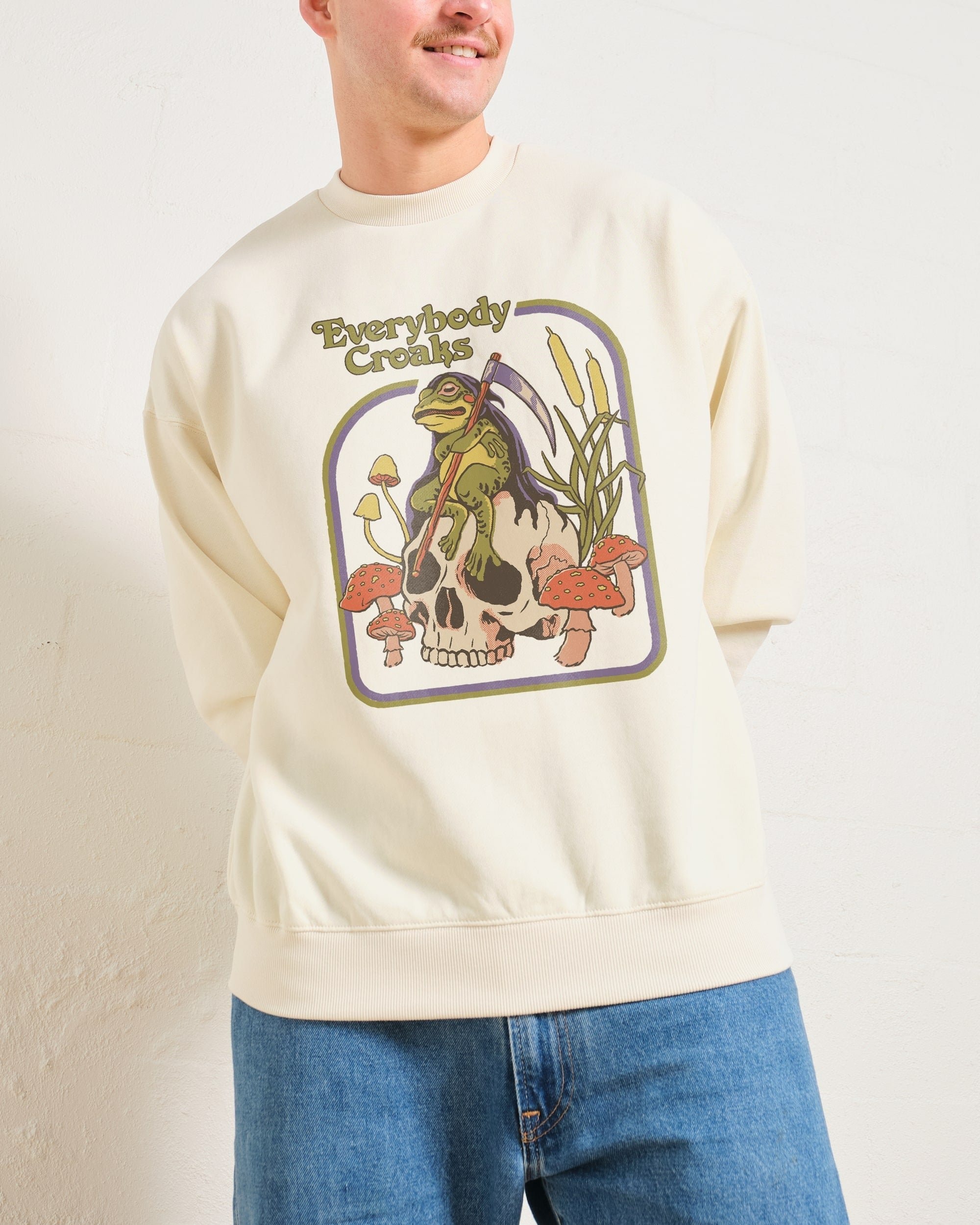 Everybody Croaks Graphic Sweatshirt - Unisex Premium Cotton Poly Blend