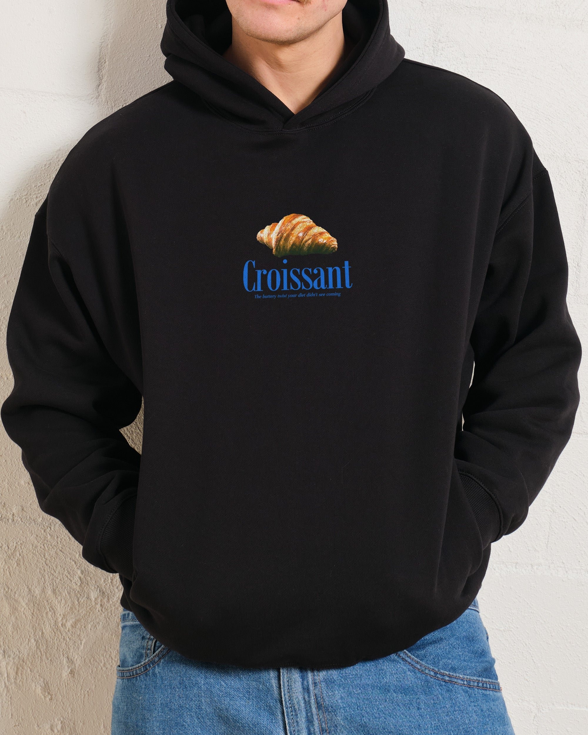 Le Croissant Hoodie - Unisex 90s Boxy Fit, 340gsm Cotton-Poly Blend