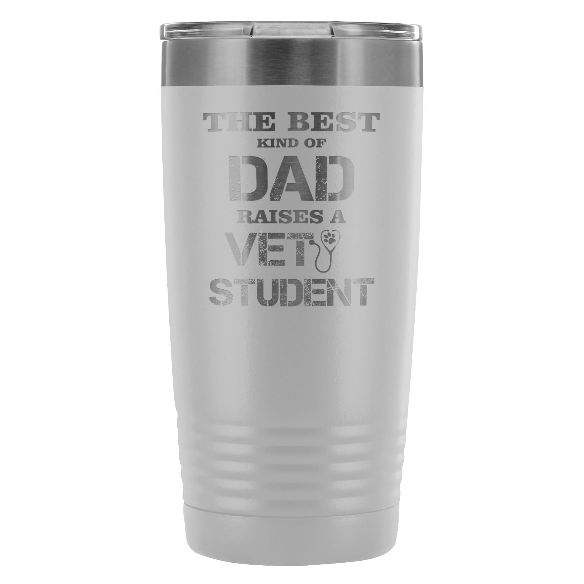 Vet Student Dad 20oz Vacuum Tumbler - Polar Camel Double Wall Insulated