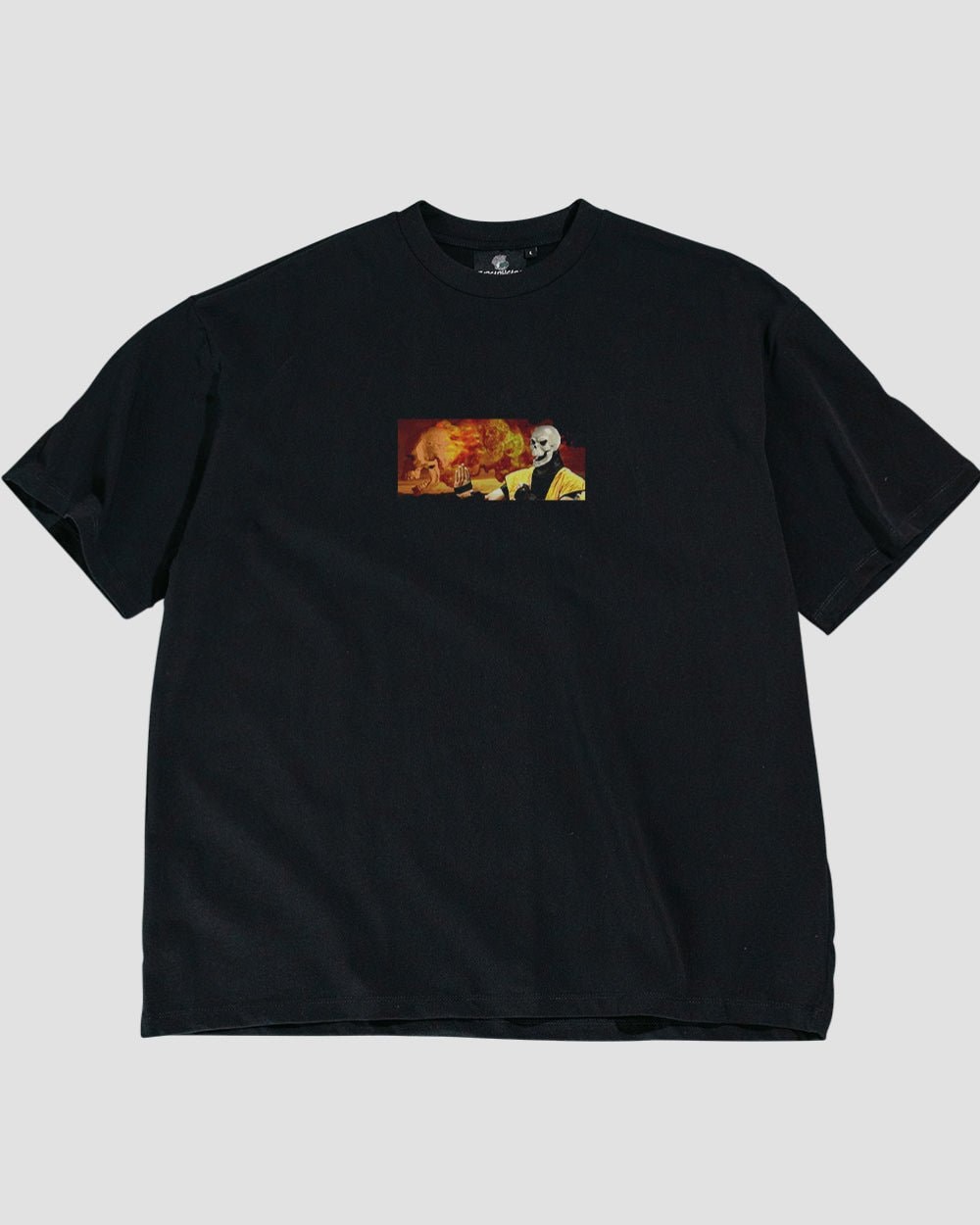 Mortal Kombat Banner Oversized Graphic Tee - Unisex 100% Combed Cotton Heavyweight