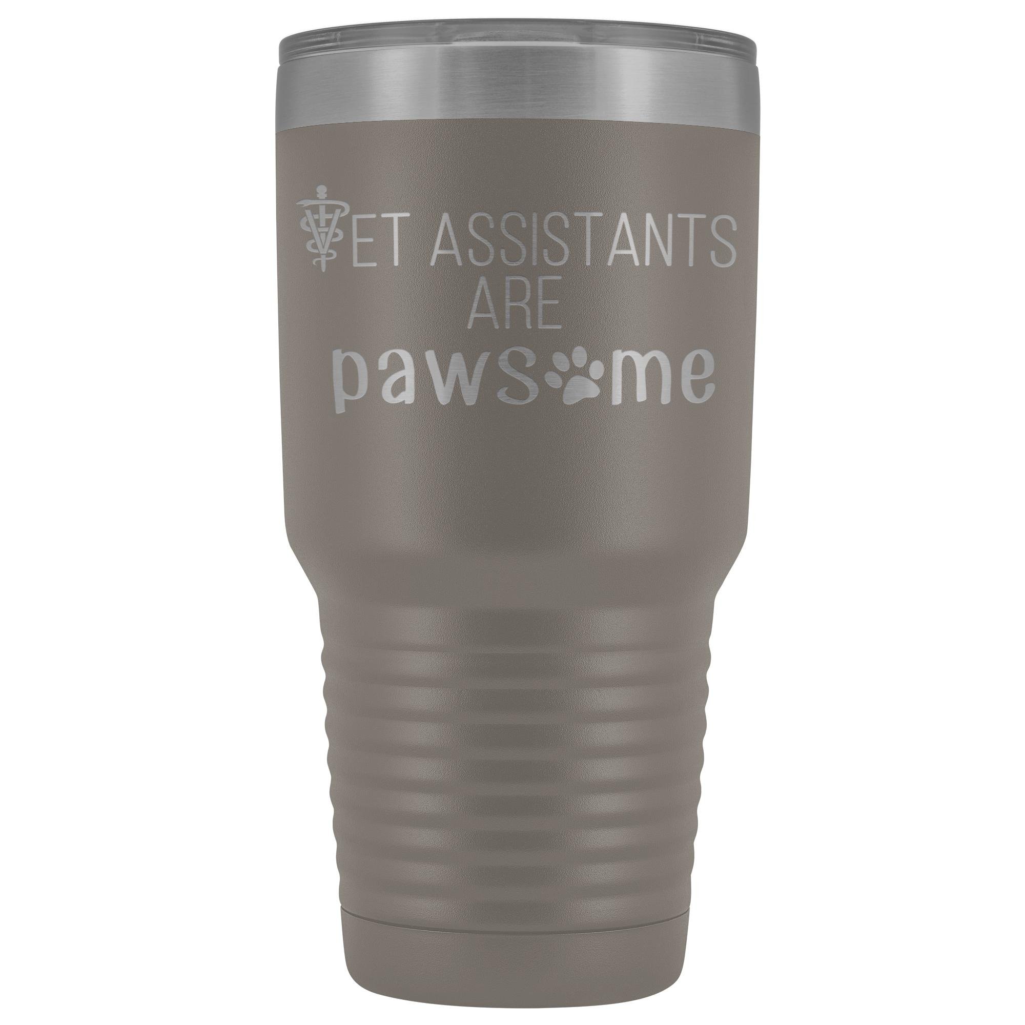 Vet Assistants are Pawesome 30 oz Vacuum Insulated Polar Camel Tumbler