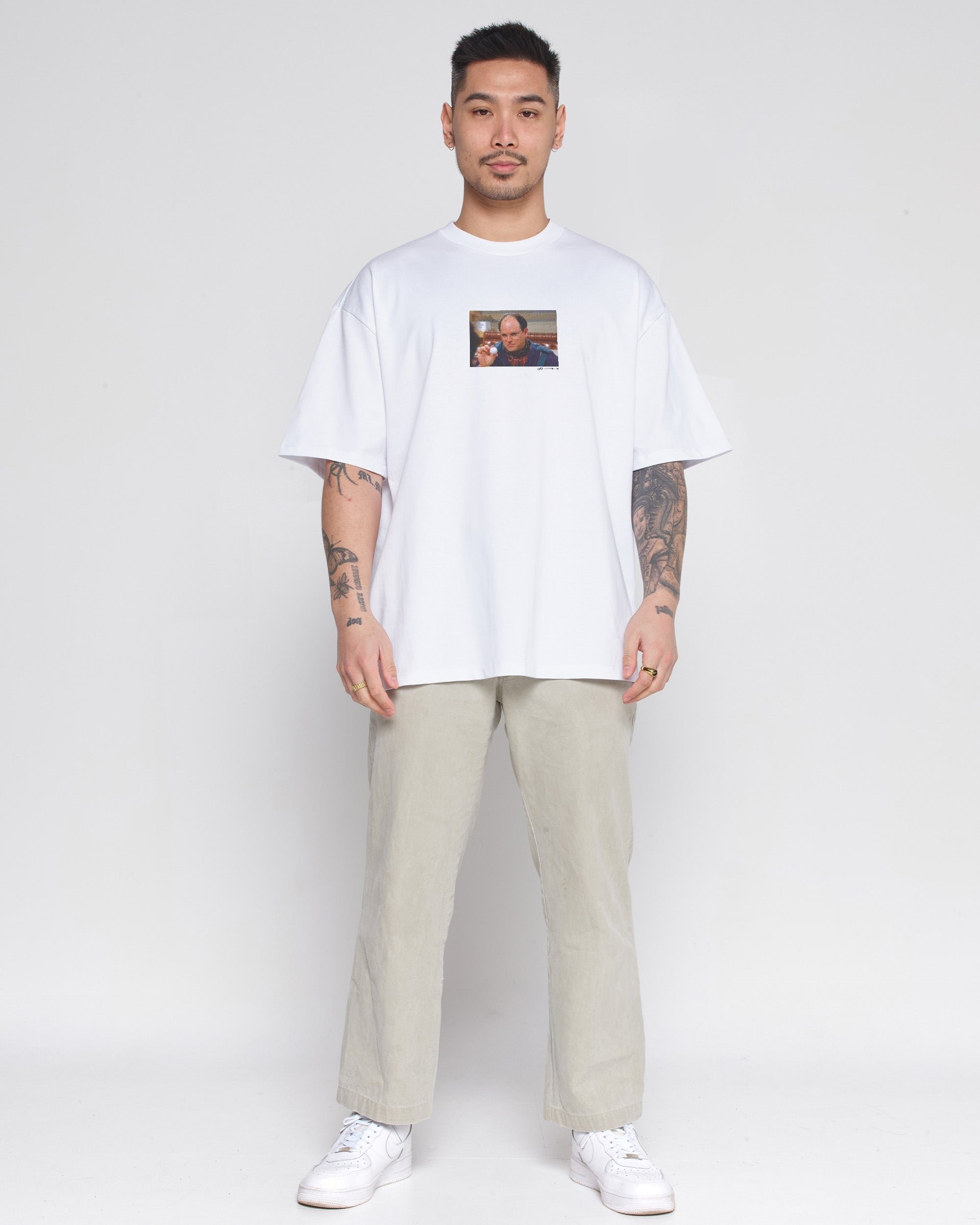 Marine Biologist Oversized Tee - Seinfeld Collab Unisex 90s Boxy Fit 100% Combed Cotton