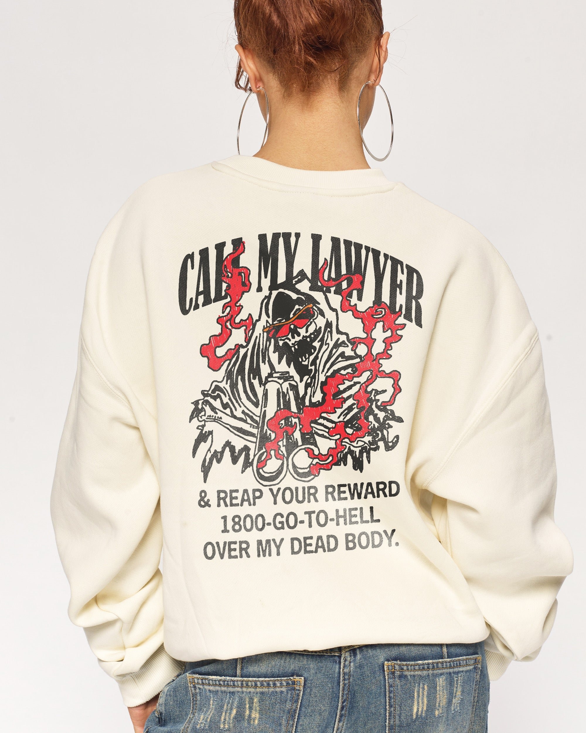 Call My Lawyer Reaper Edition Unisex Sweatshirt - Premium Cotton Poly Blend 340gsm