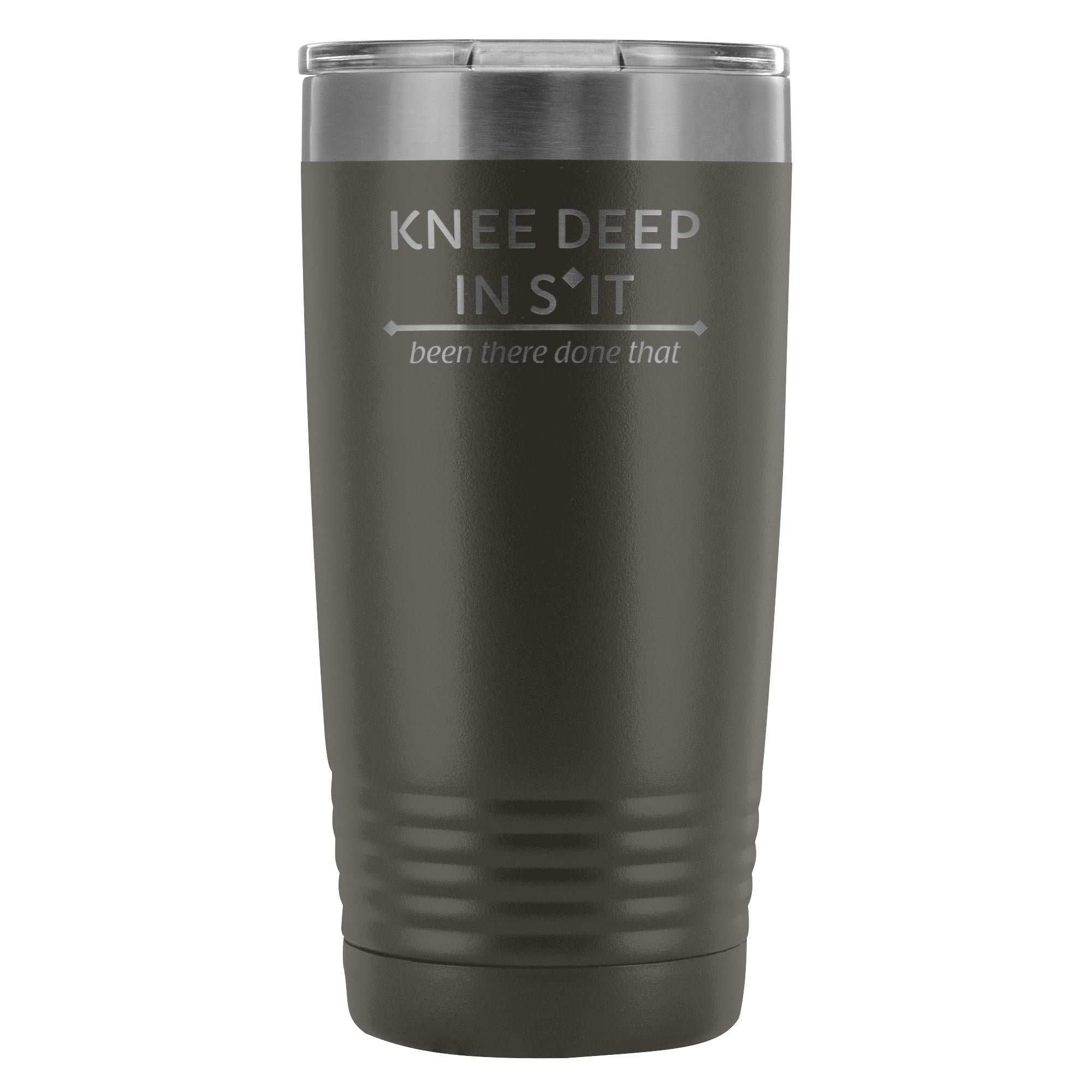 Large Animal Vet Knee Deep in S*it Been There Done That 20oz Vacuum Tumbler - Polar Camel
