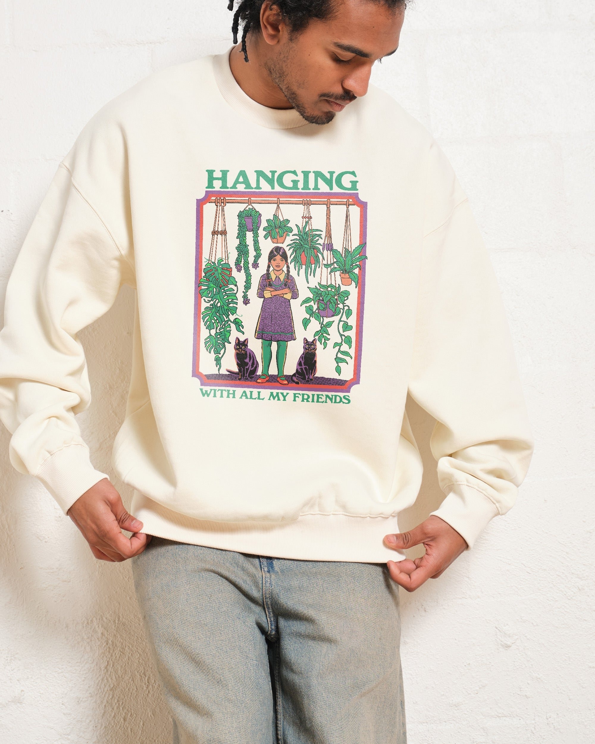 Hanging With All My Friends Unisex Graphic Sweatshirt - Steven Rhodes Design