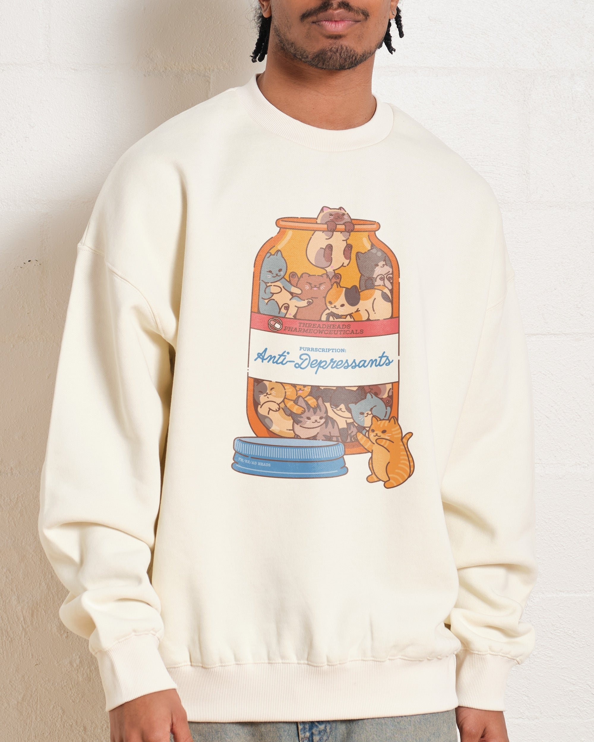 Anti-Depressants Graphic Sweatshirt Unisex 340gsm Cotton Poly Blend