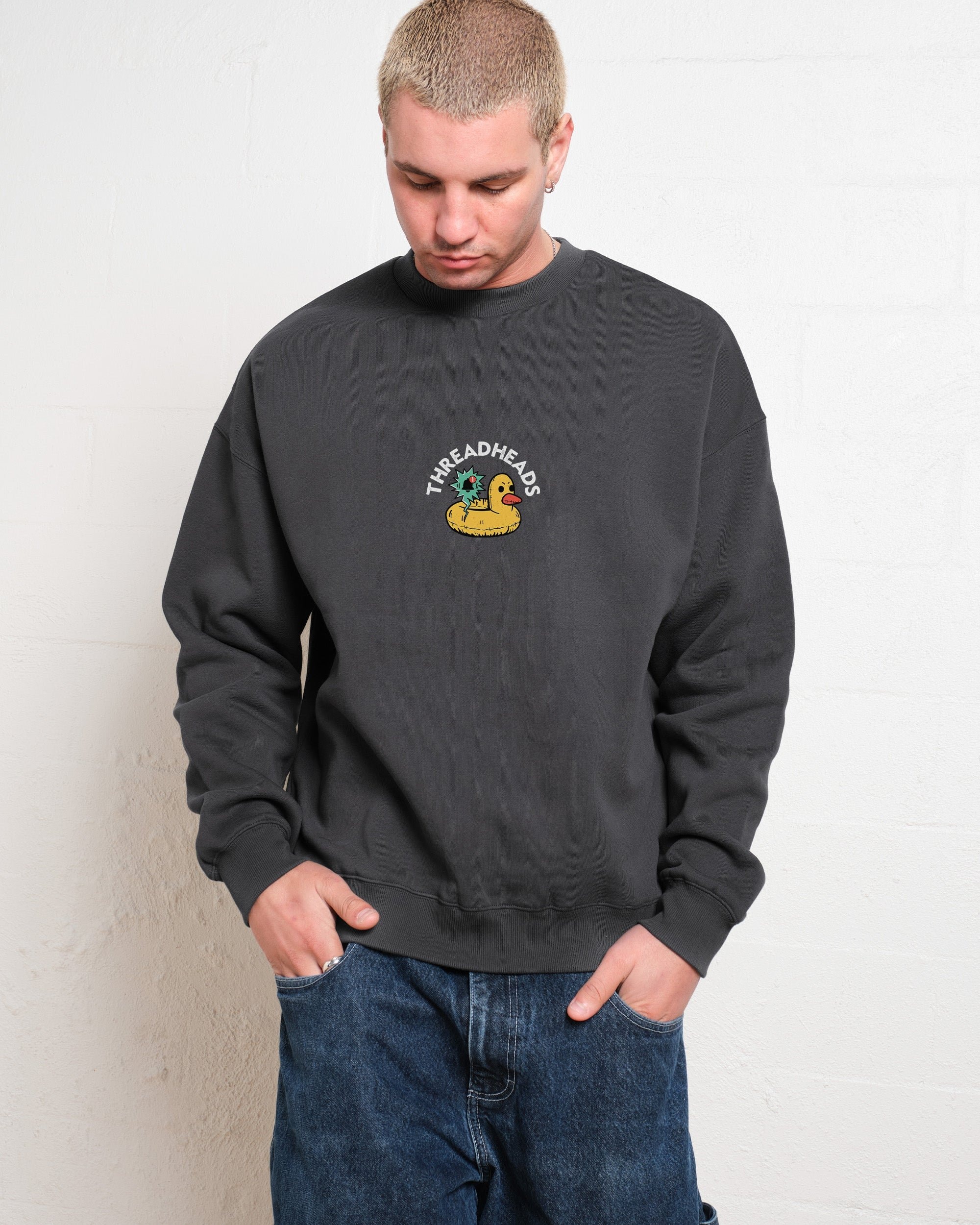 Another Fine Day Front and Back Unisex Sweatshirt - Premium Cotton Poly Blend 340gsm