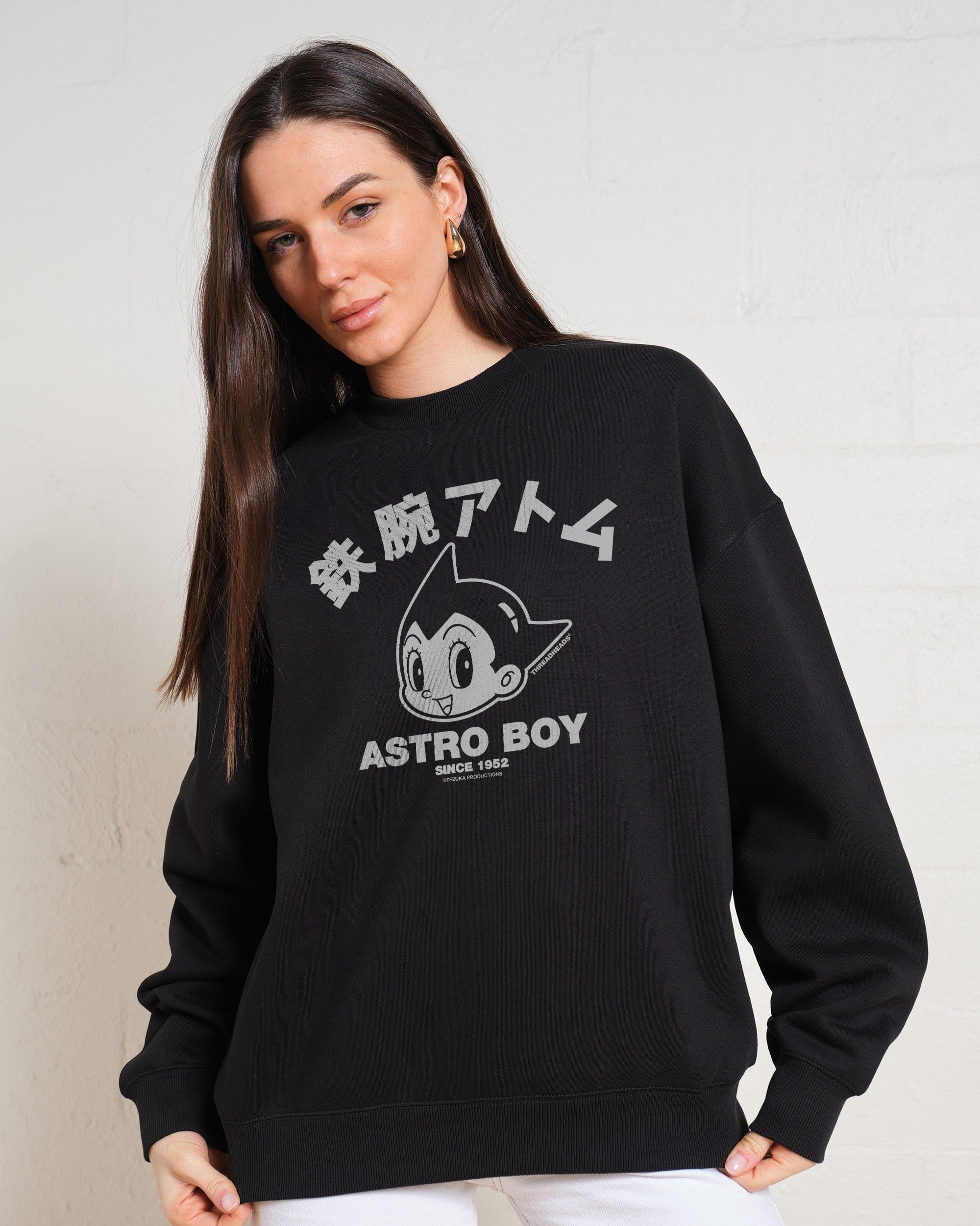 Astro Boy Face Unisex Sweatshirt - Premium 340gsm Cotton Poly Blend