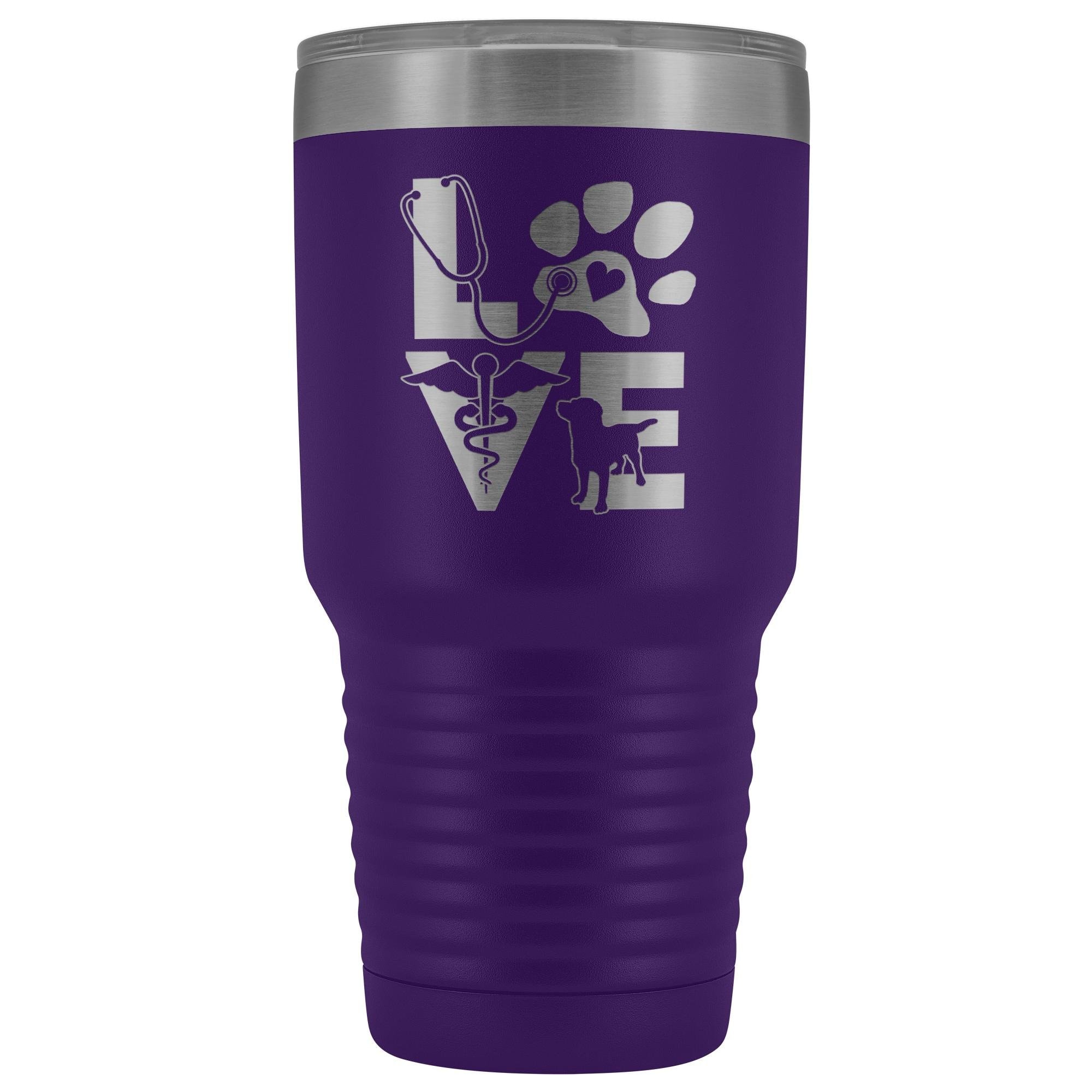 Veterinary Love Dog 30oz Vacuum Insulated Tumbler - Polar Camel Powder Coated