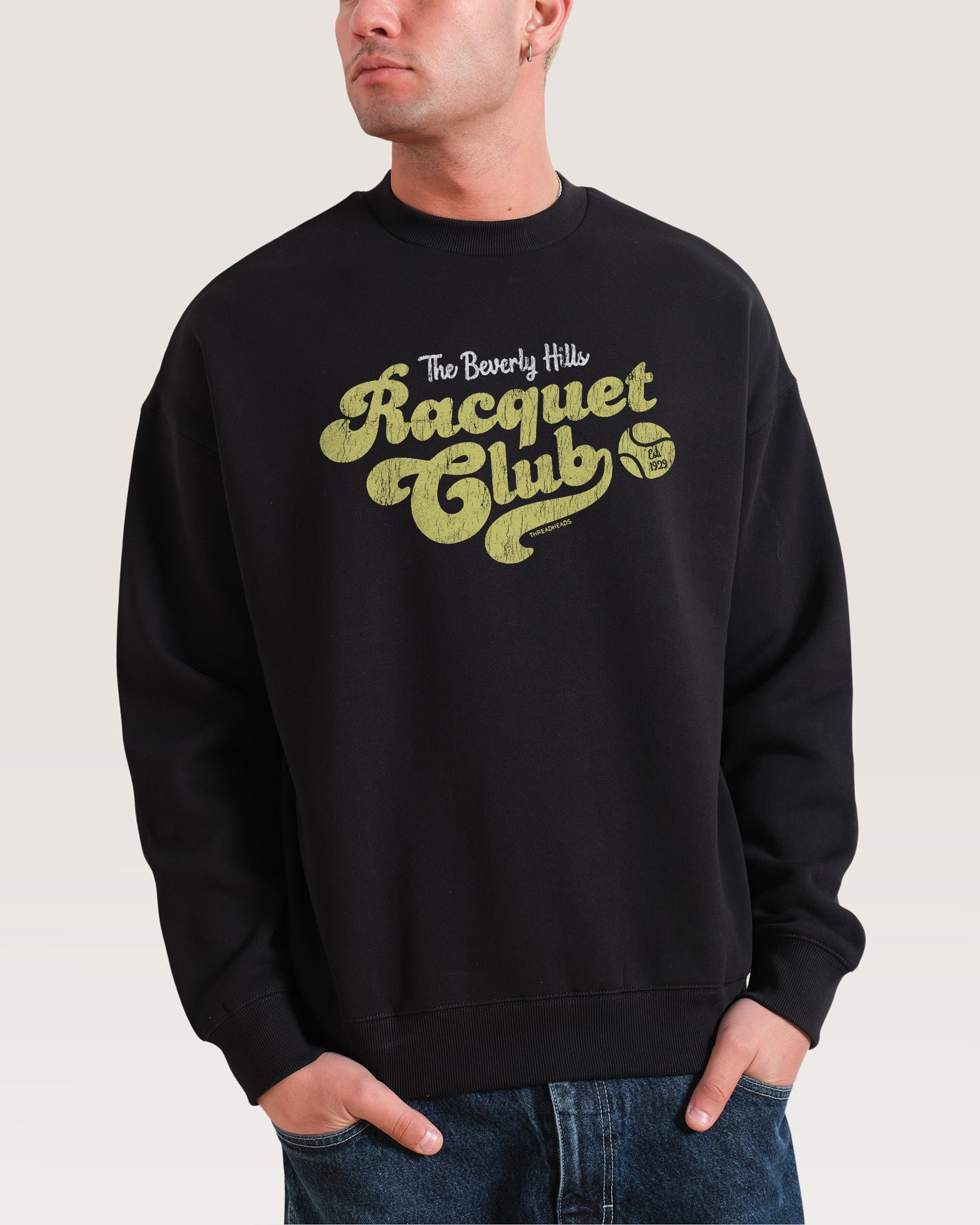 Beverly Hills Racquet Club Unisex Sweatshirt - Premium 340gsm Cotton Poly Blend