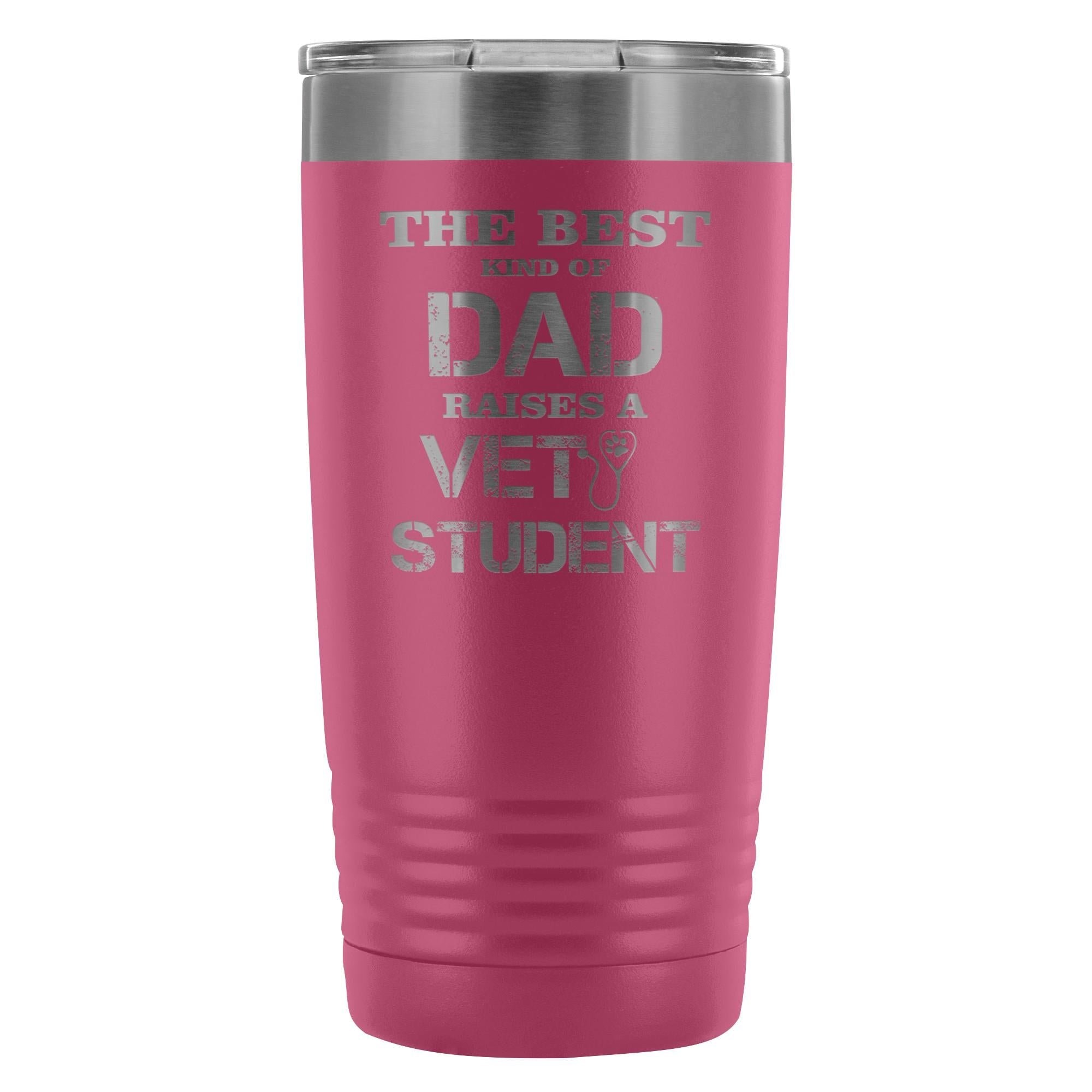 Vet Student Dad 20oz Vacuum Tumbler - Polar Camel Double Wall Insulated