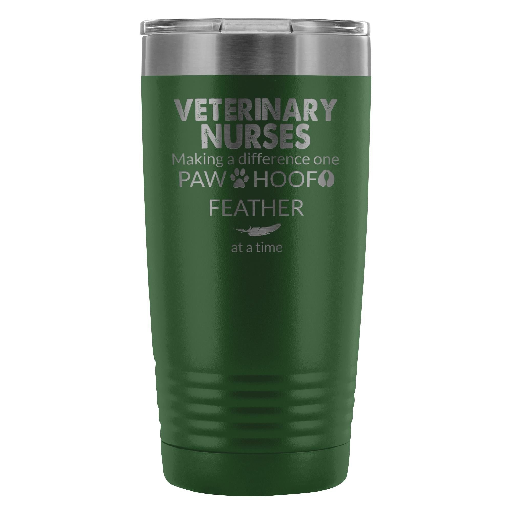 Vet Nurse Making a Difference 20oz Vacuum Tumbler - Polar Camel Double Wall Insulated