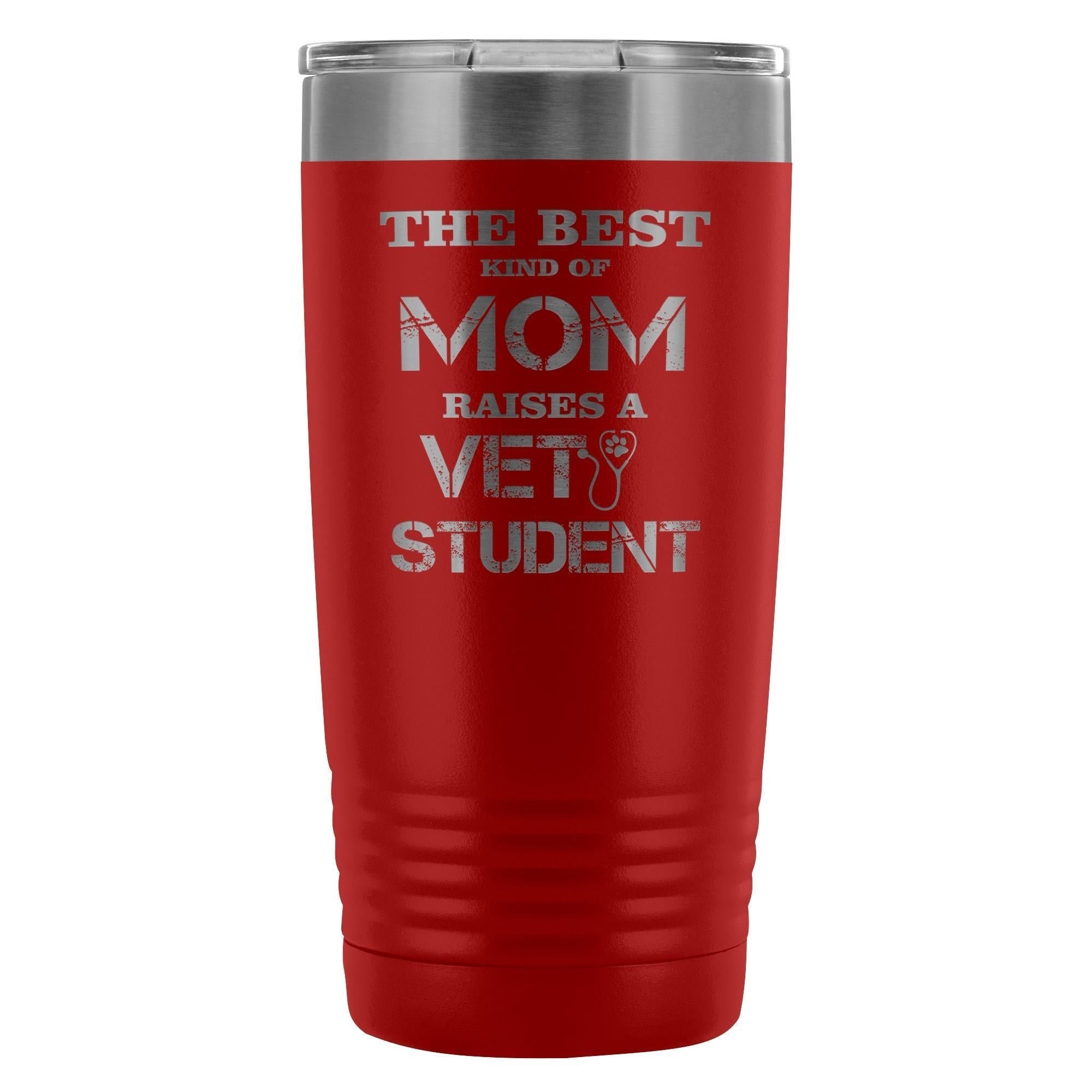 Pink Best Kind of Mom Raises a Vet Student 20oz Vacuum Tumbler - Polar Camel