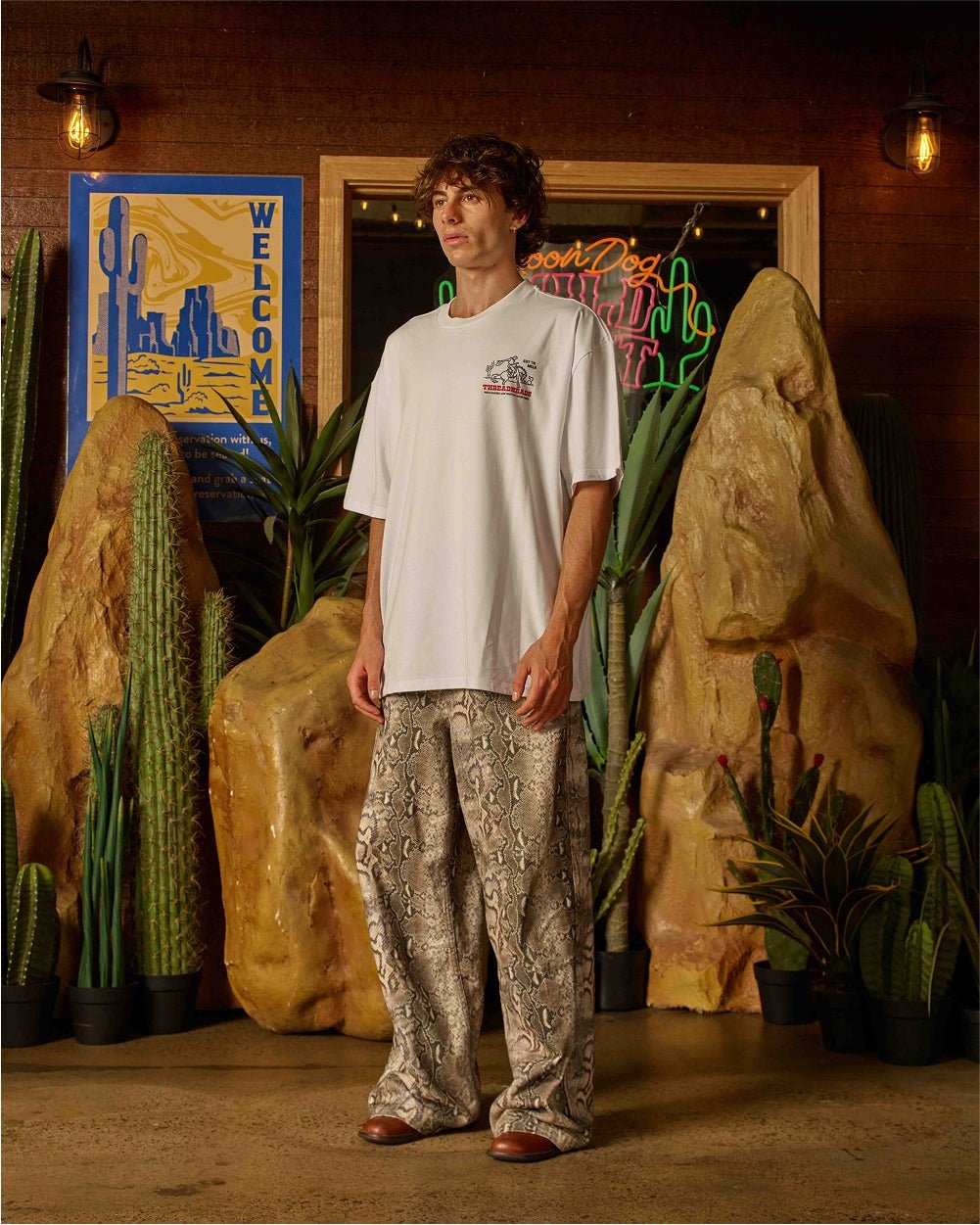 Highs & Lows Oversized Graphic Tee - Threadheads Unisex 90s Boxy Fit 275gsm Cotton