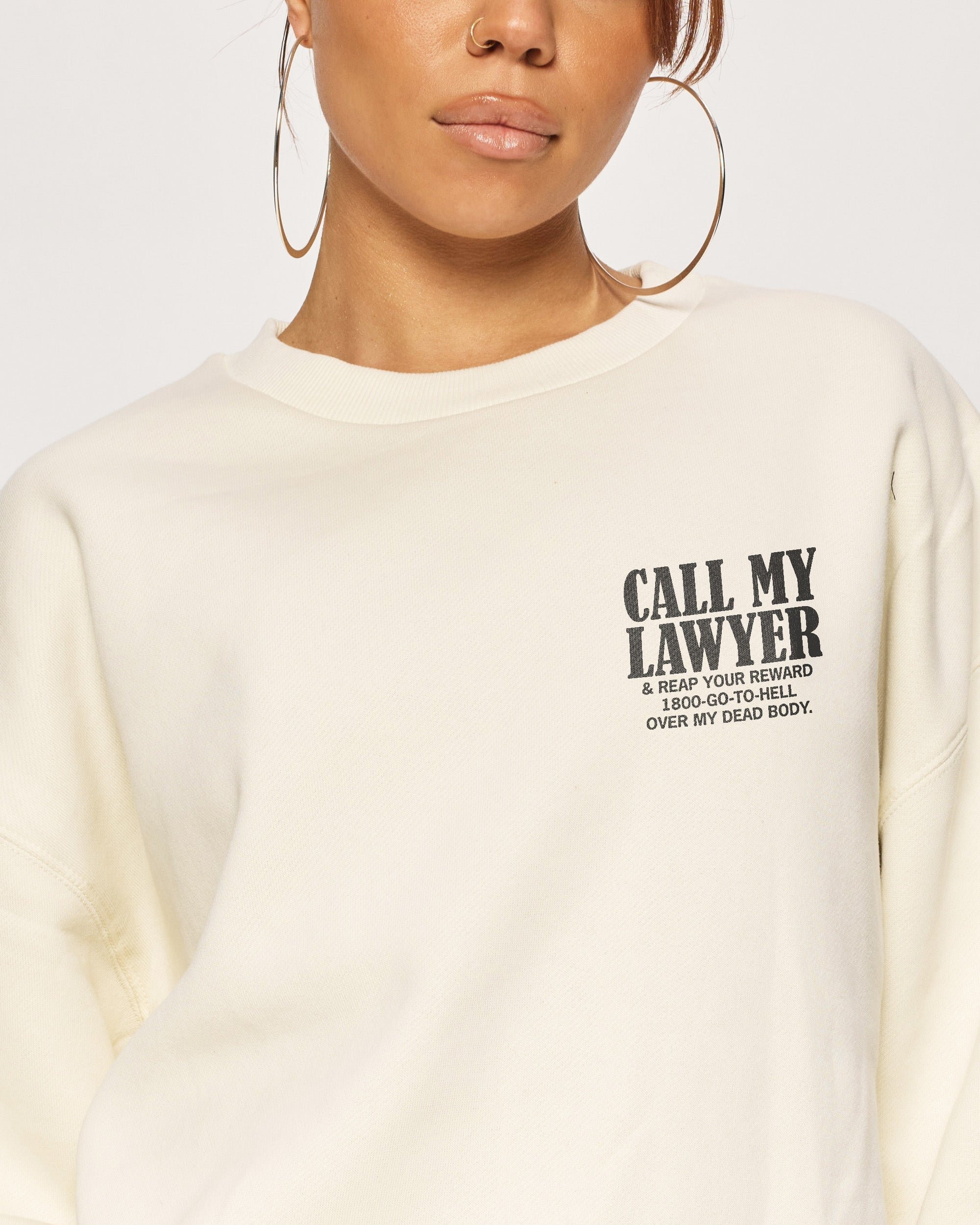 Call My Lawyer Reaper Edition Unisex Sweatshirt - Premium Cotton Poly Blend 340gsm
